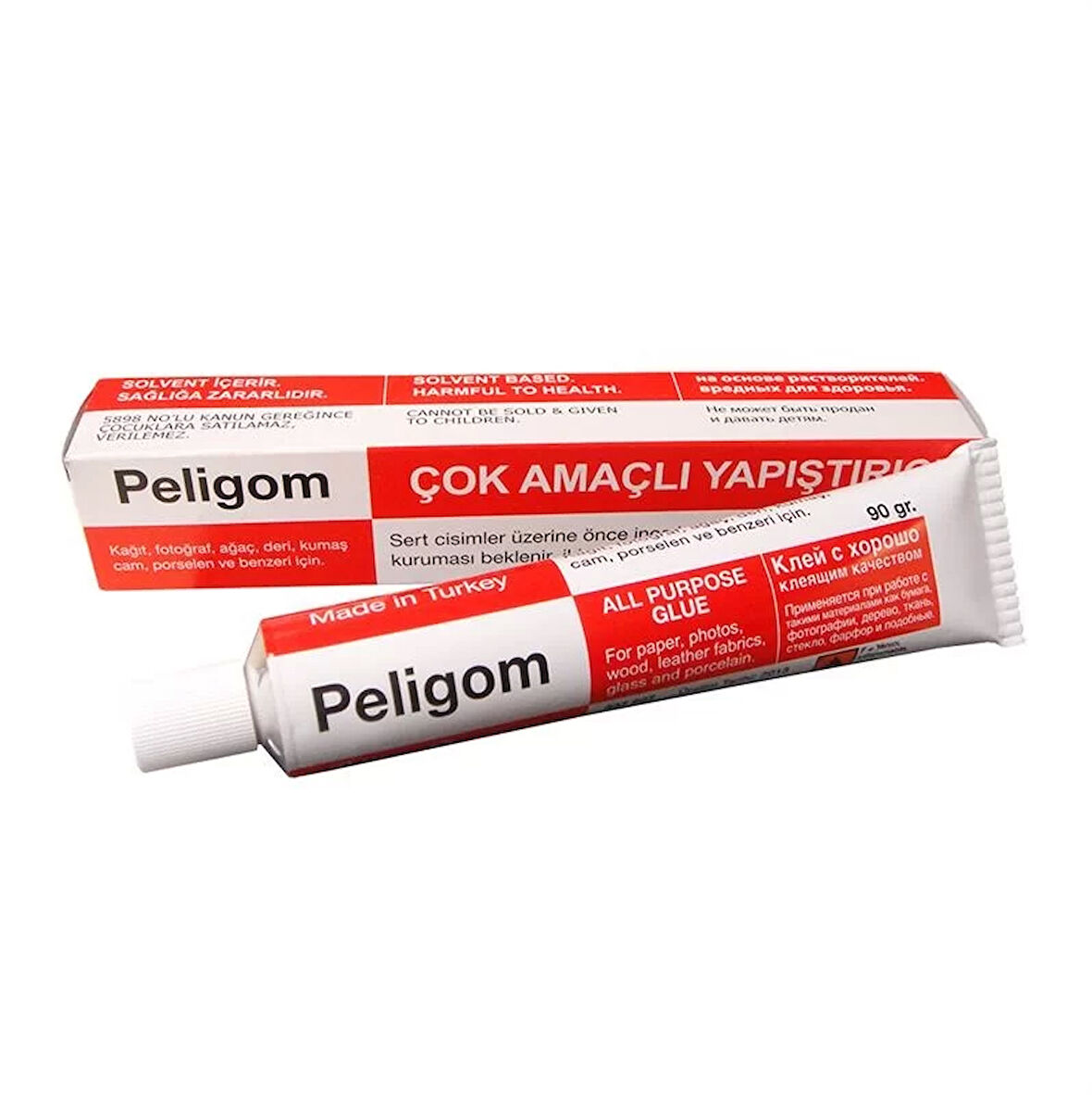 Pelikan Peligom Kuvvetli Sıvı Yapıştırıcı (90 gr - Metal Tüp)