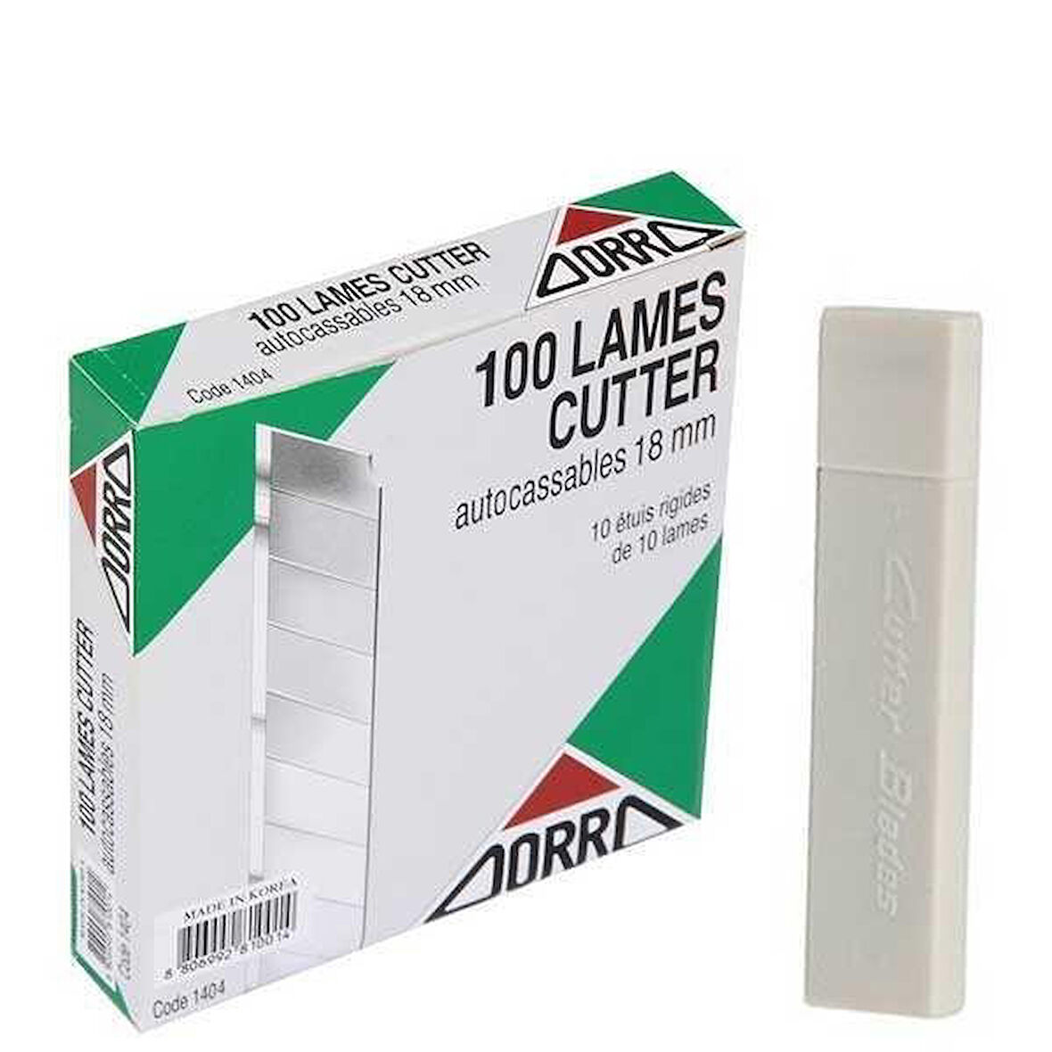ZORRO Geniş Maket Bıçağı Yedeği (10 Adetlik Tüp)