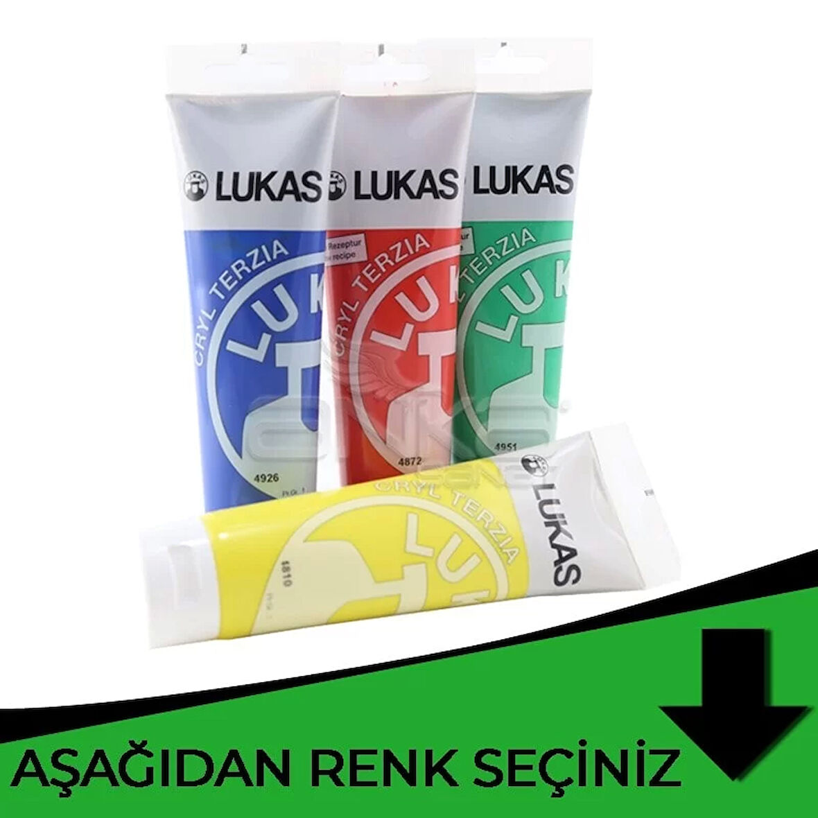 Lukas Terzia Akrilik Boya 125ml Yeşil Tonlar