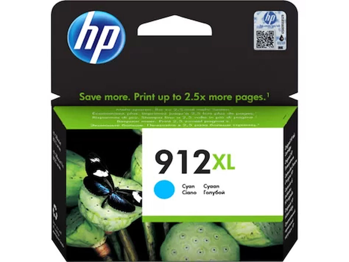 HP 3YL81AE (912XL) YUKSEK KAPASITE CYAN MUREKKEP KARTUS