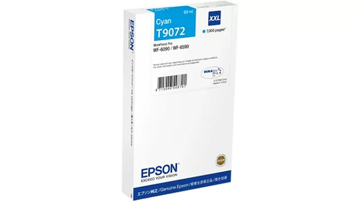 EPSON C13T907240 WF-6XXX SERİES INK CARTRİDGE XXL CYAN