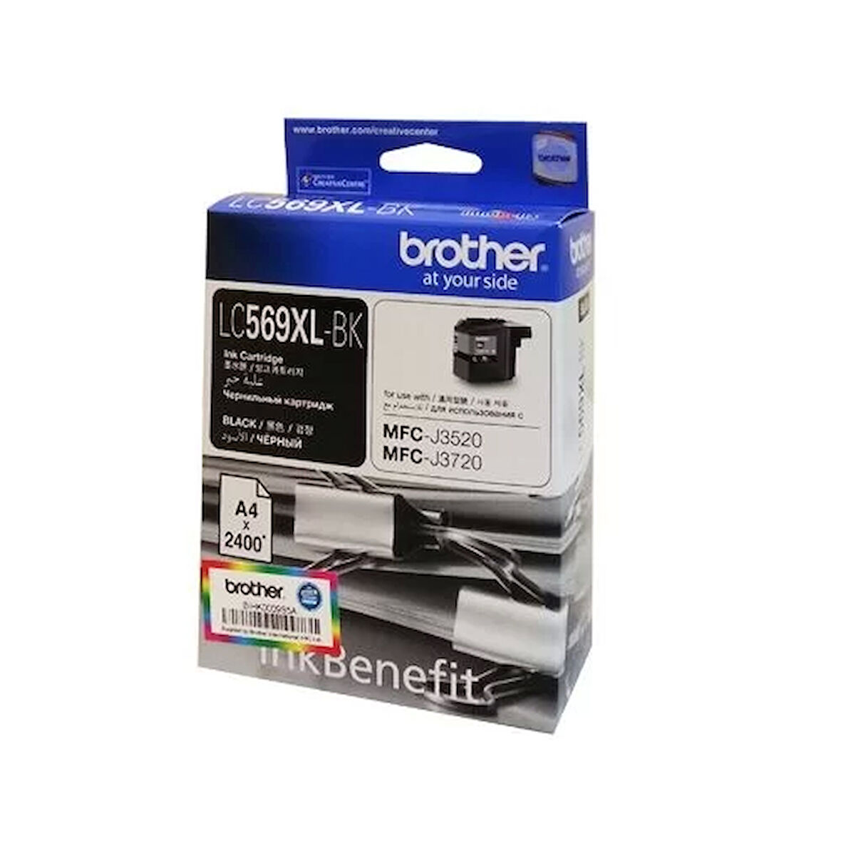 BROTHER LC569XLBK SIYAH 2400 SAYFA KARTUS MFC-J3720