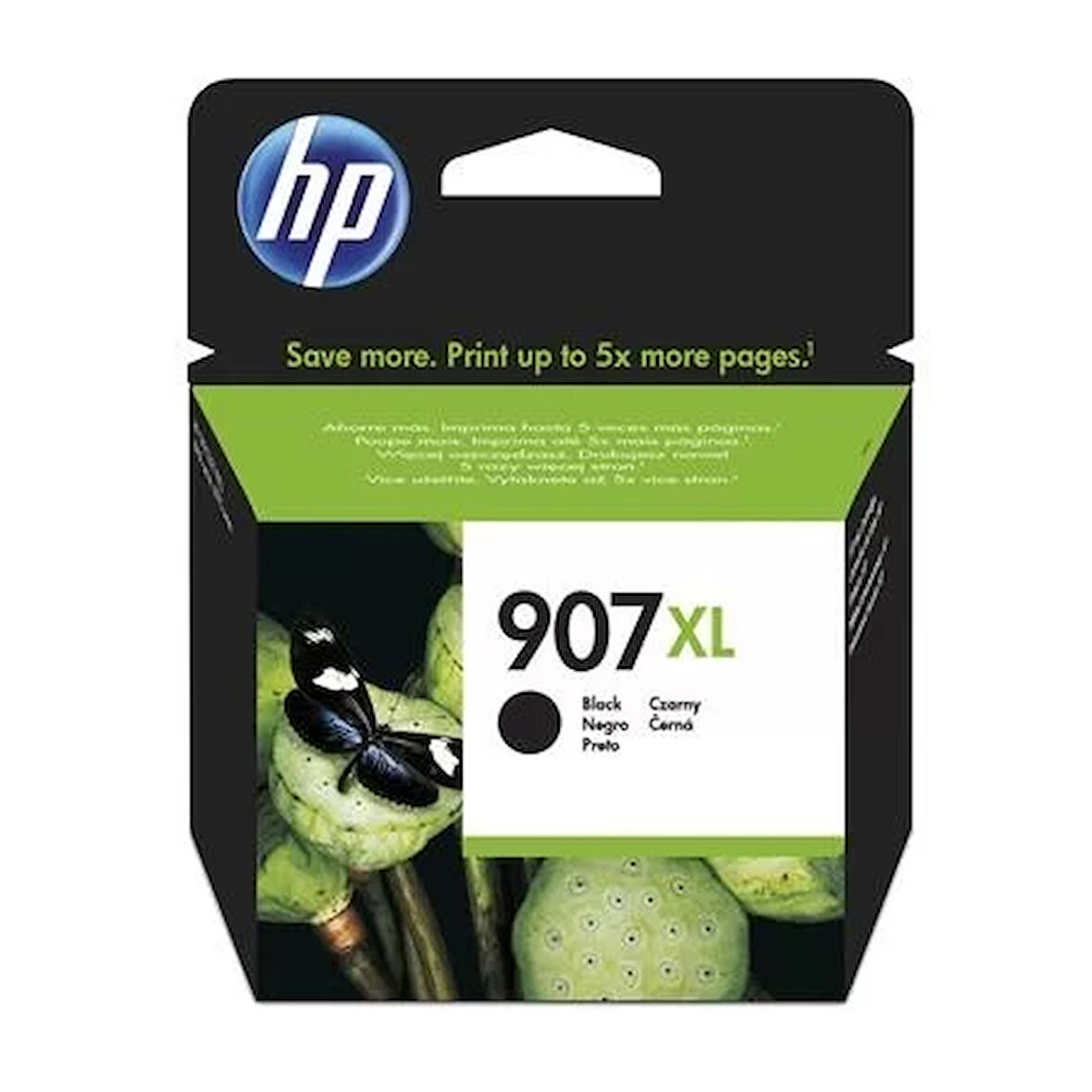 HP T6M19AE (907XL) SIYAH EKSTRA YUKSEK KAPASITELI SIYAH MUREKKEP KARTUSU 1.500 SAYFA