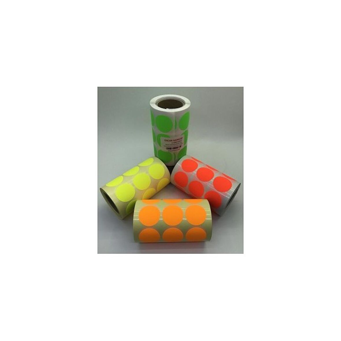 30MM NEON ETİKET SARI 1.000´Lİ