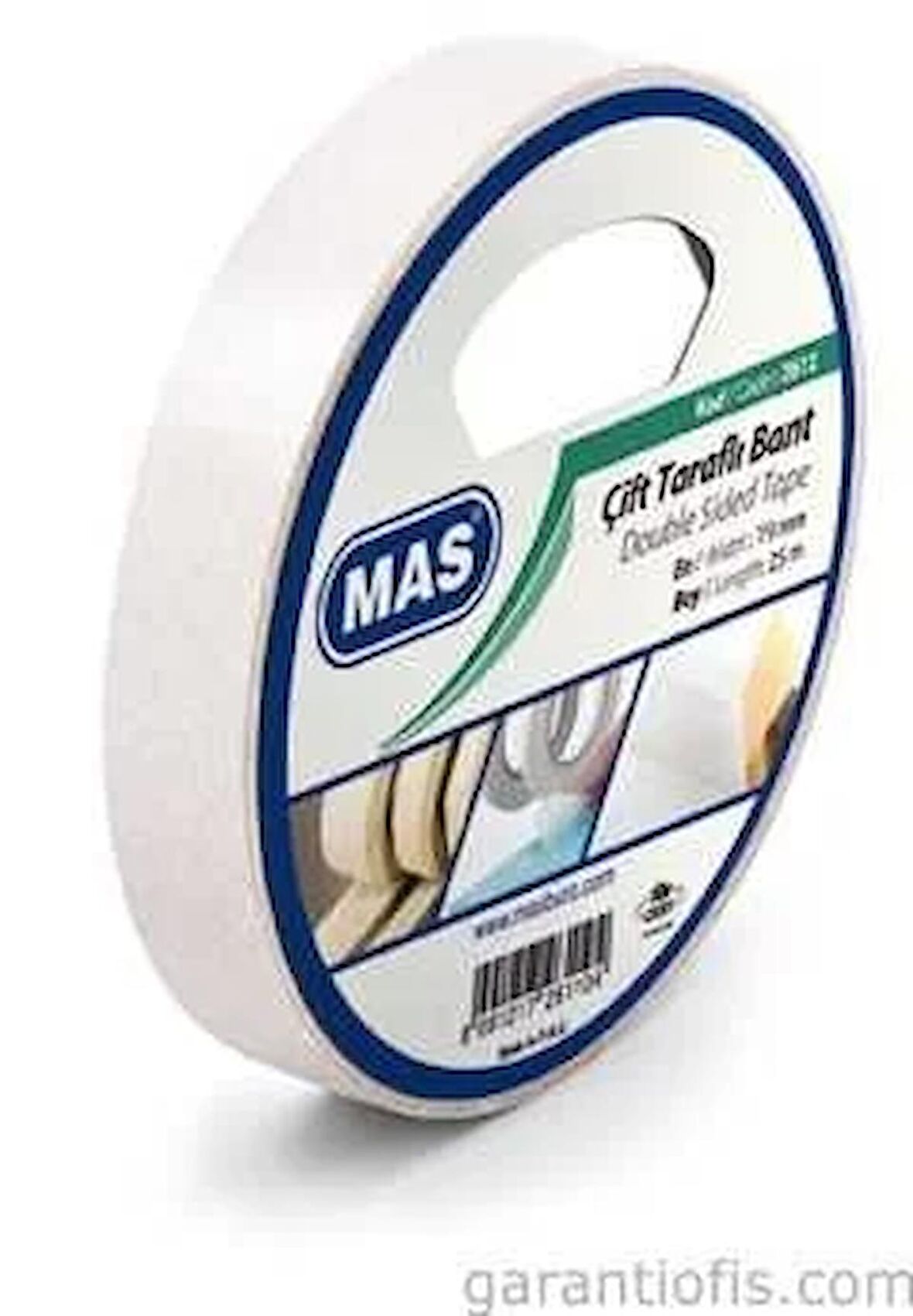 Mas 2612 Çift Taraflı Bant (19mm x 25m)