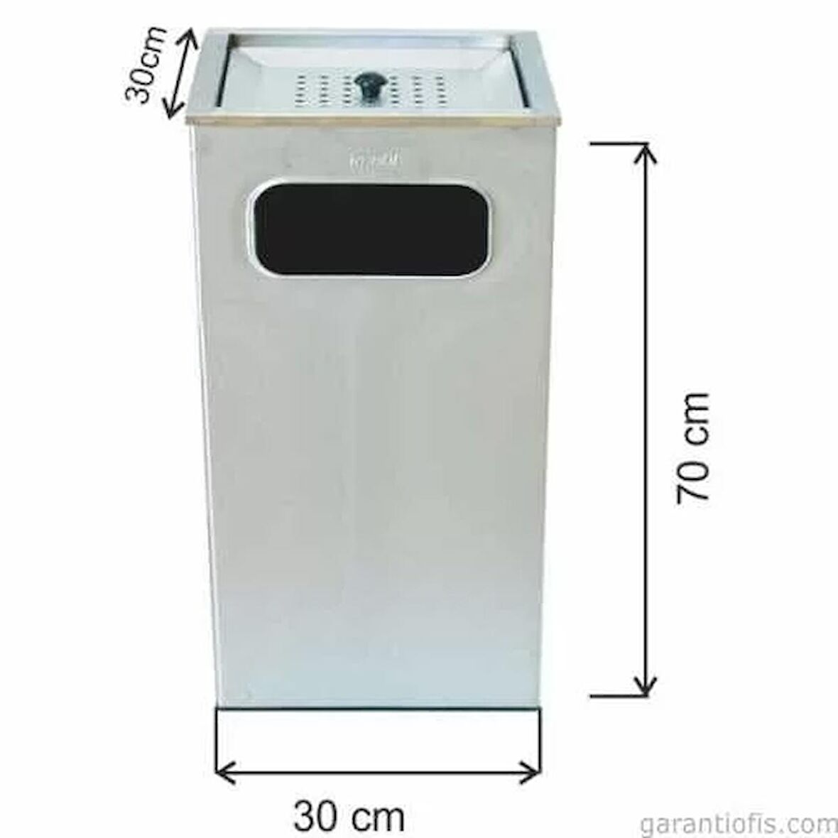 Garanti Metal 1350 Küllüklü Çöp Kovası (63 Litre)