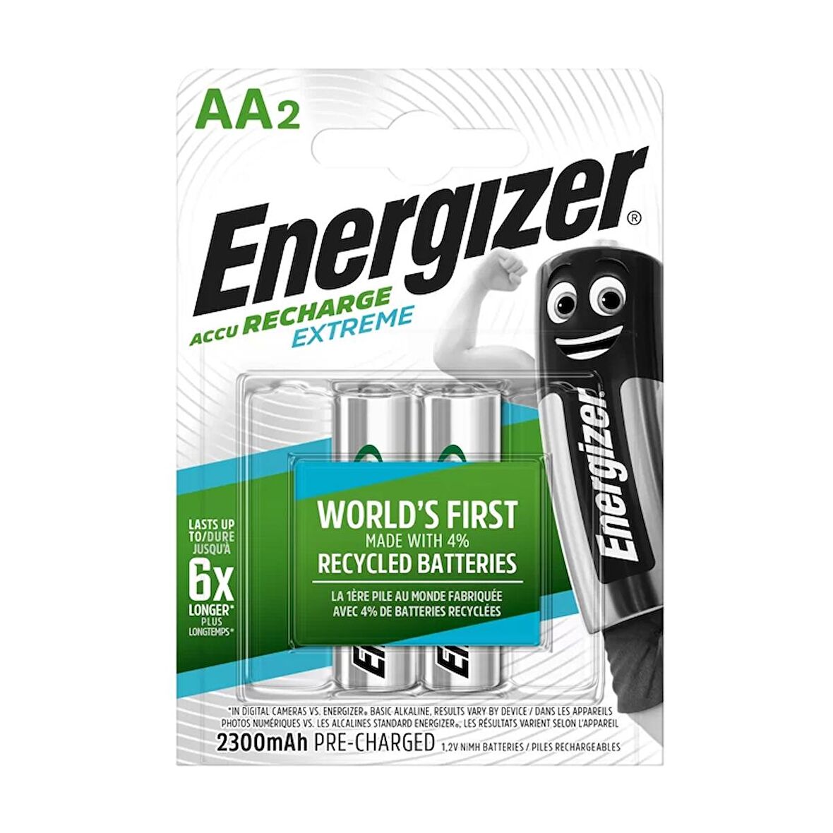 ENERGİZER EXTRA ŞARJLI AA KALEM PİL 2300mAh 2Lİ (BP2)