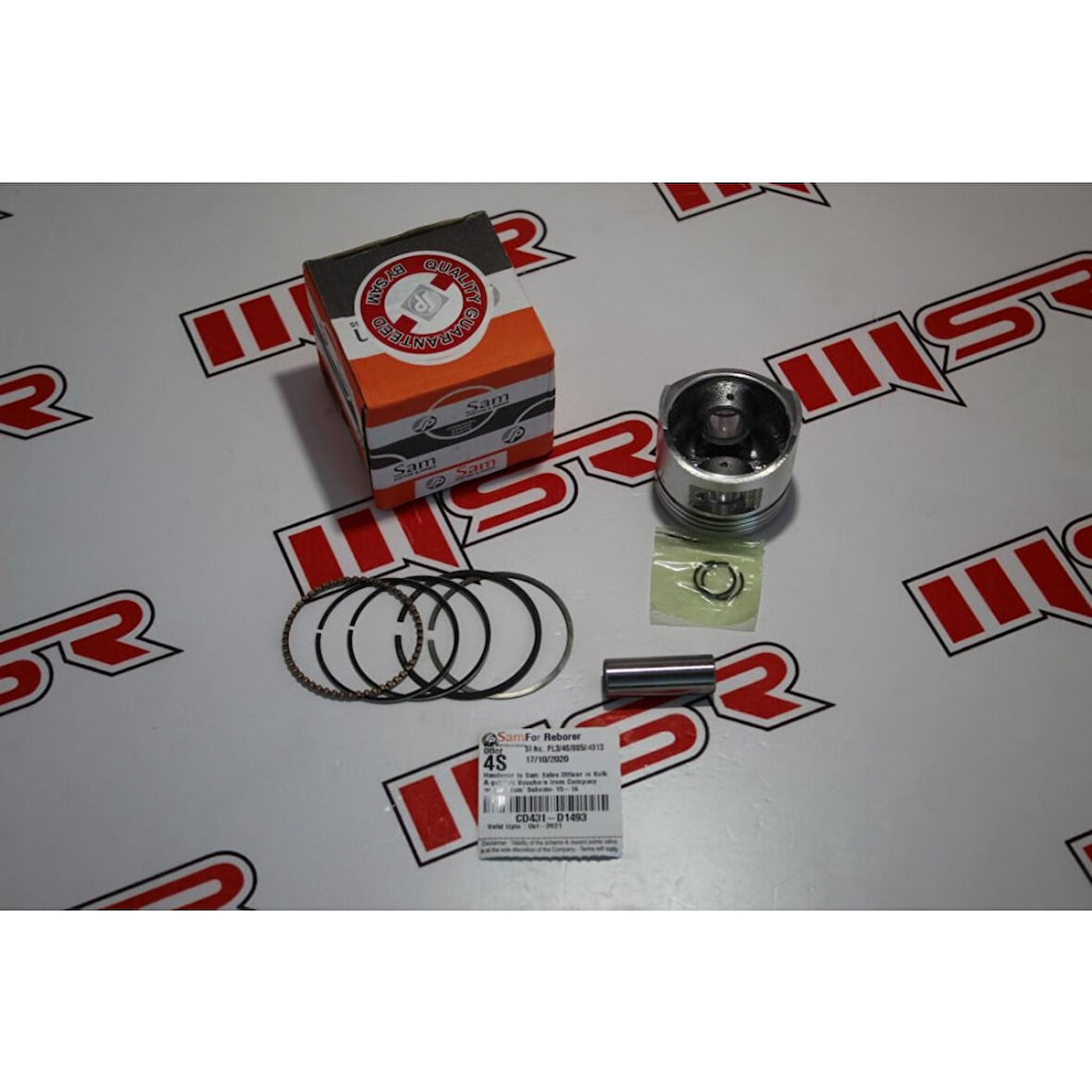 Tvs Pep Plus 90 Cc Piston Kit 51.50 Mm Sam Değer 1-Değer 2