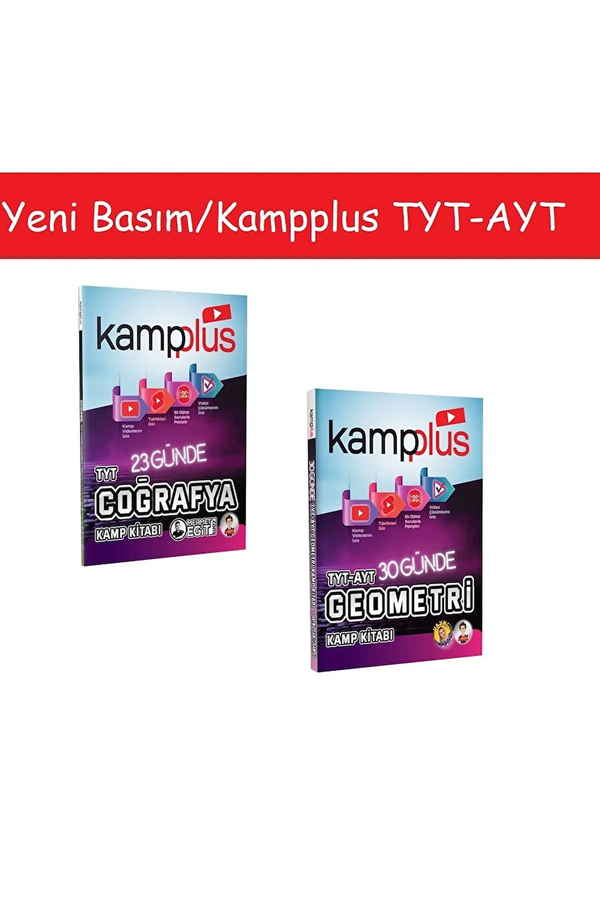 Kampplus 23 Günde Tyt Coğrafya Kampı & Kampplus 30 Günde Tyt - Ayt Geometri Kampı