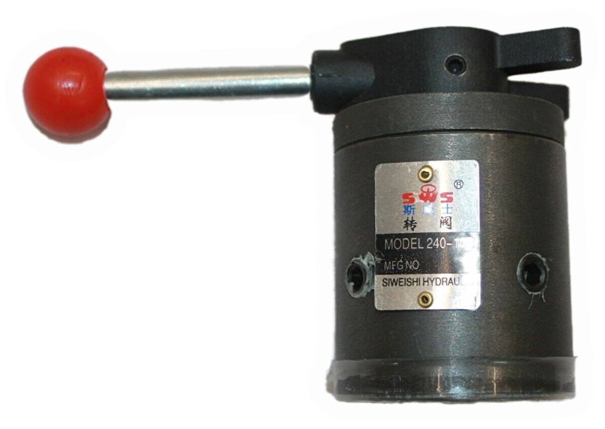 SWS 240-10B / 34O-10B Rotary Hidrolik Valf – Manuel Yön Kontrol Valfi, Pres ve Kaldırma Sistemleri için