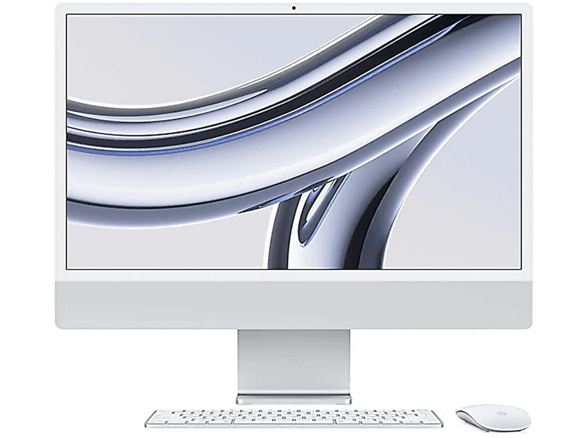 APPLE iMac 24 inc 4.5K M3 8CPU 10GPU 16GB 256GB Gümüş MQRJ3TU/A