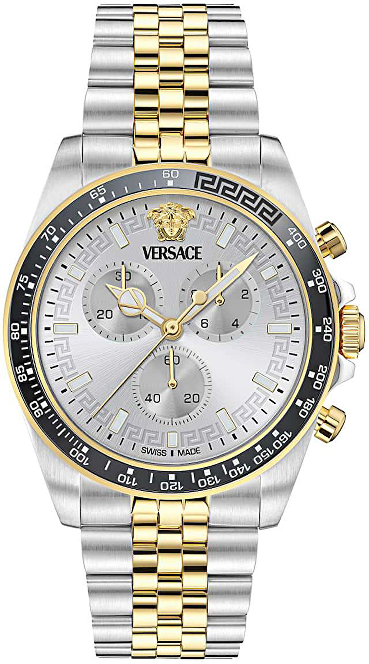 Versace Vrscve0h00725 Greca Chrono Wave Erkek Kol Saati