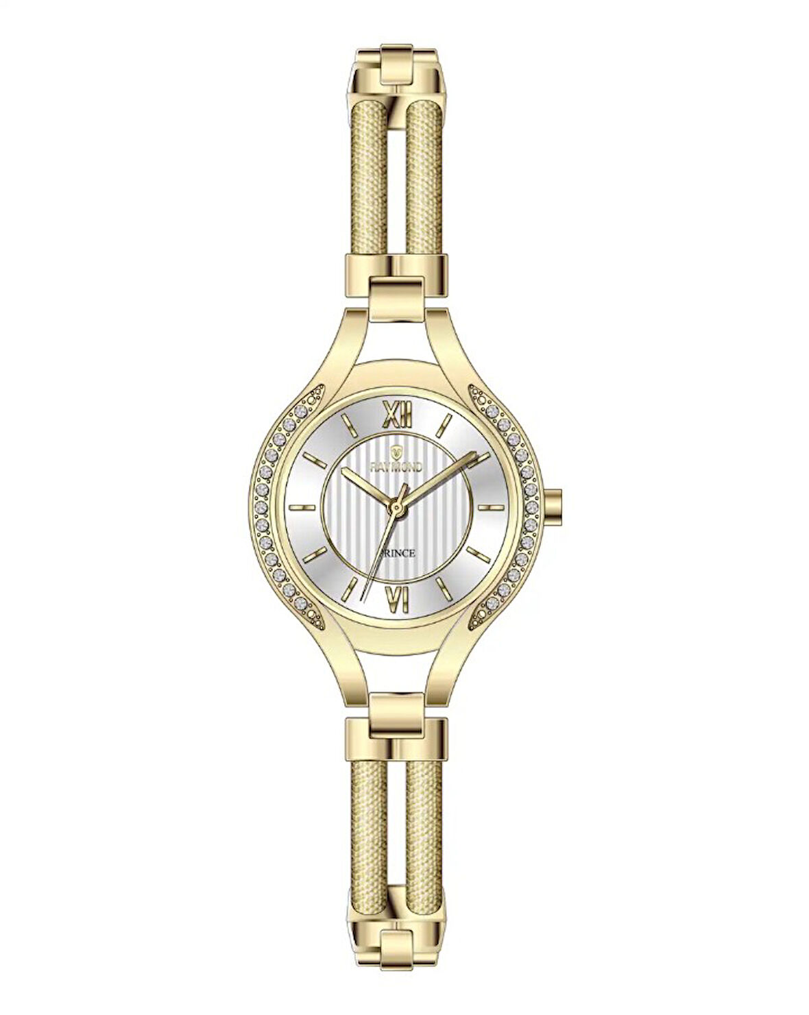RAYMOND KADIN KOL SAATİ RYM-5034L-GOLD-BEYAZ