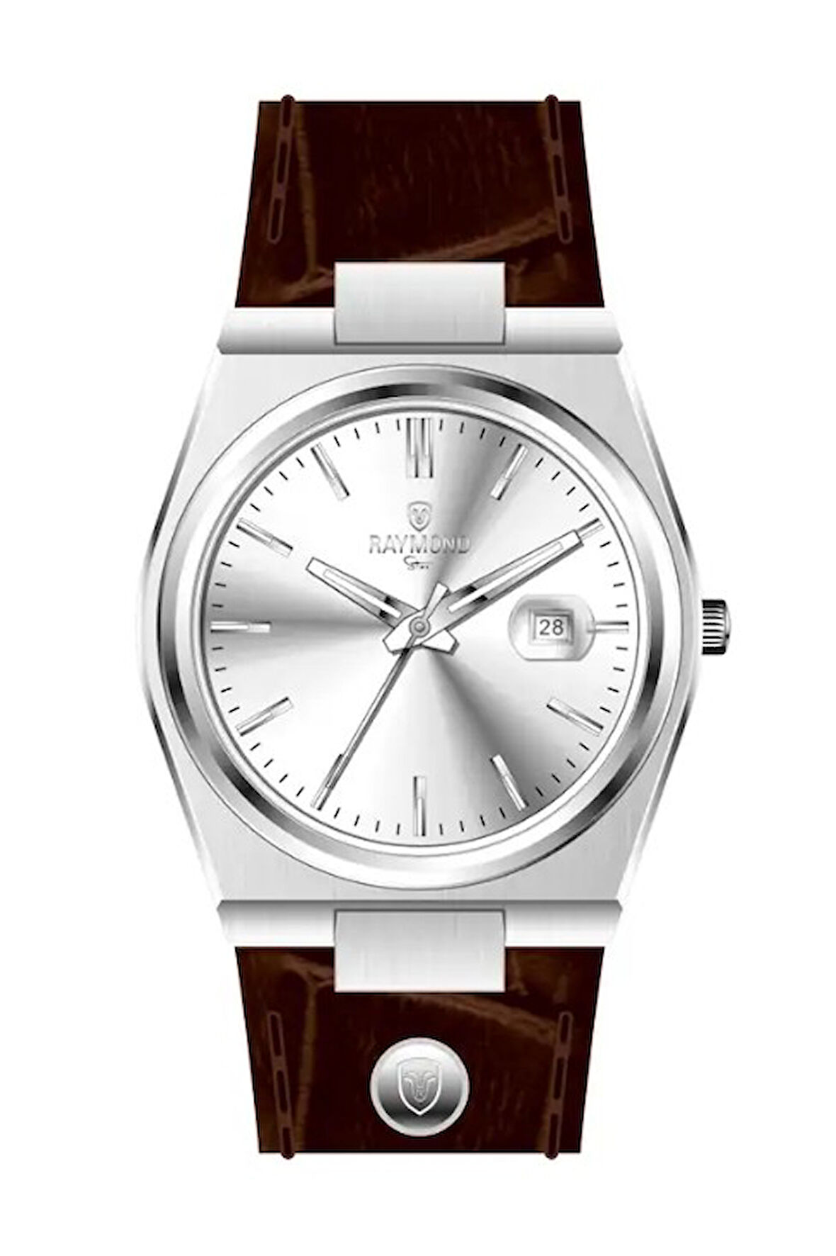 RAYMOND ERKEK KOL SAATİ RYM-633061-SLIM-SS-BRW-W