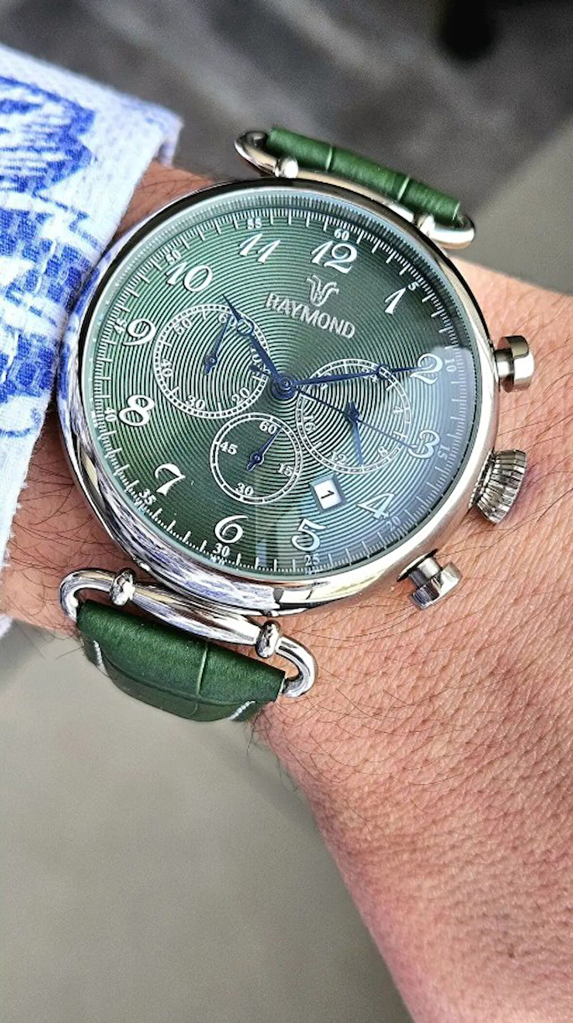 RAYMOND ERKEK KOL SAATİ RYM-83011-YEŞİL