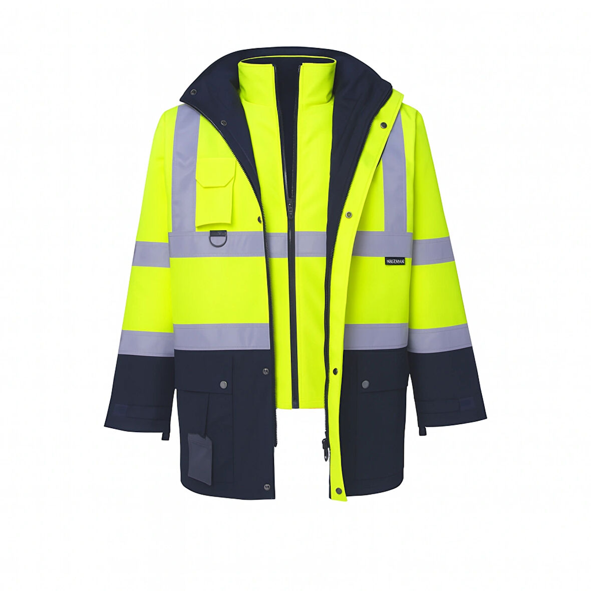 Bs- 1000 Blacksafe Hİ-Vis 5in1 Kaban 3XL