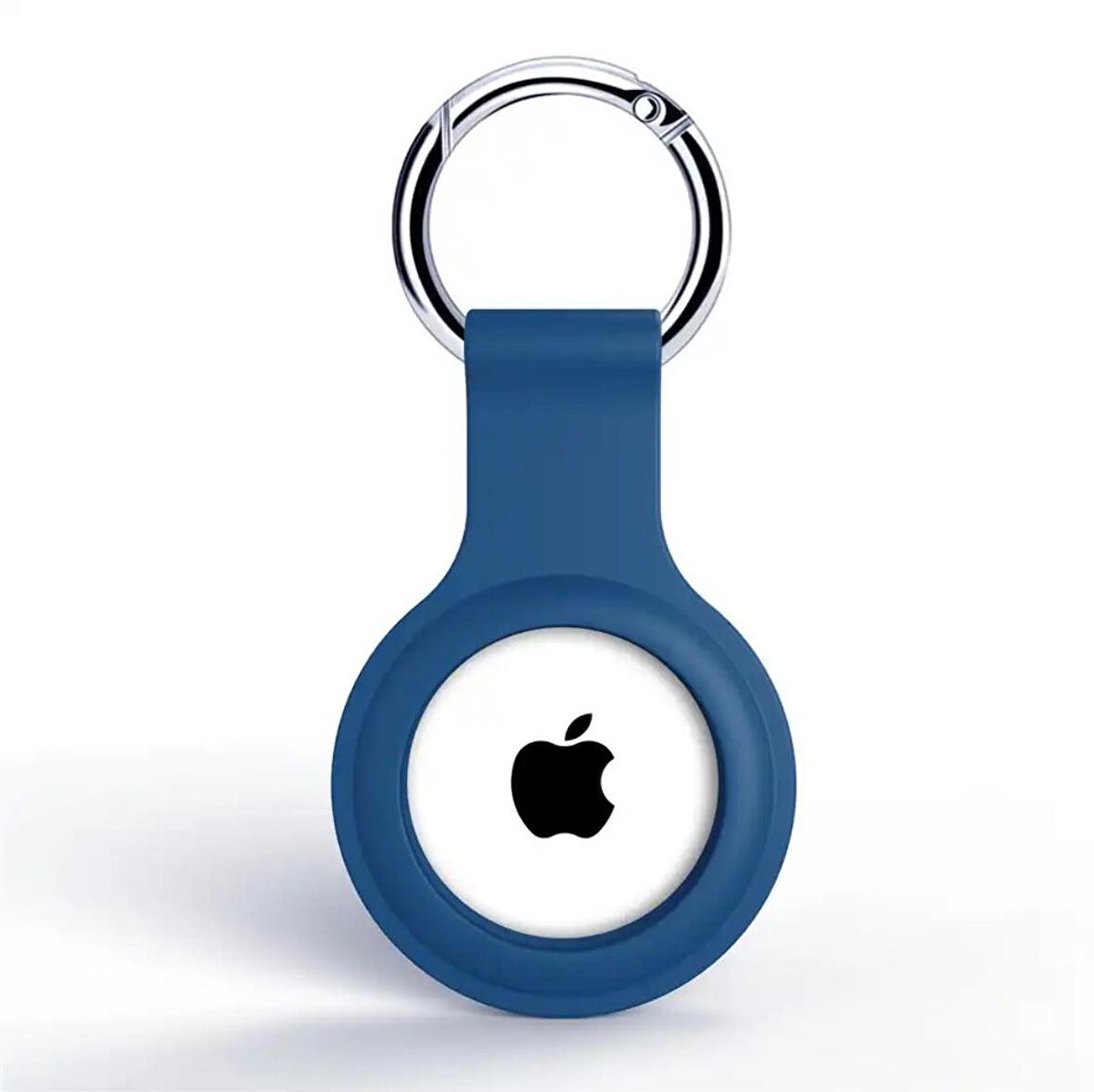 Apple Airtag Uyumlu Kılıf Anahtarlık Klasik Yumuşak Silikon Koruma