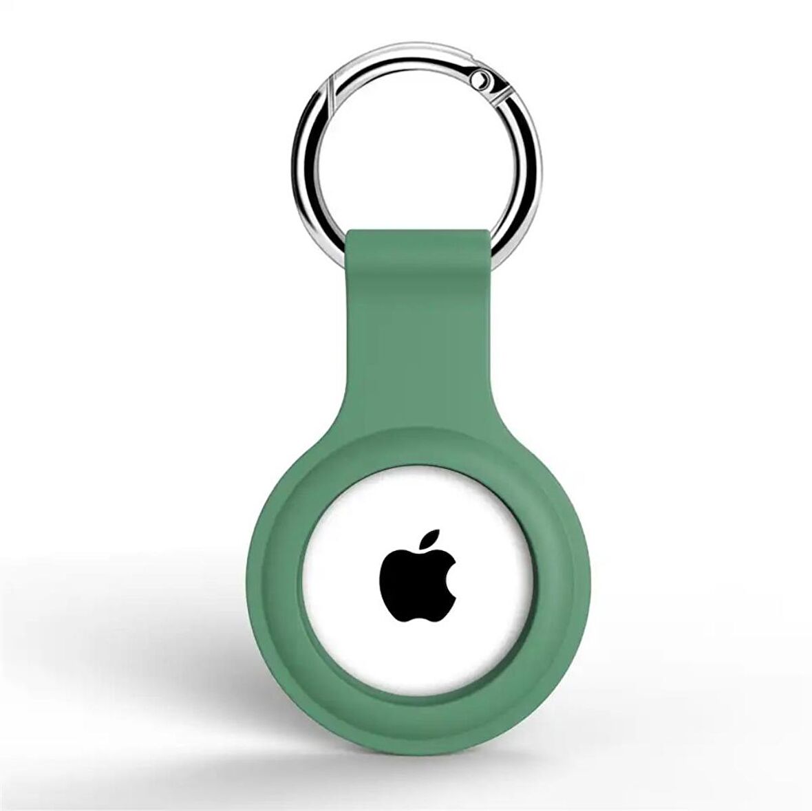 Apple Airtag Uyumlu Kılıf Anahtarlık Klasik Yumuşak Silikon Koruma