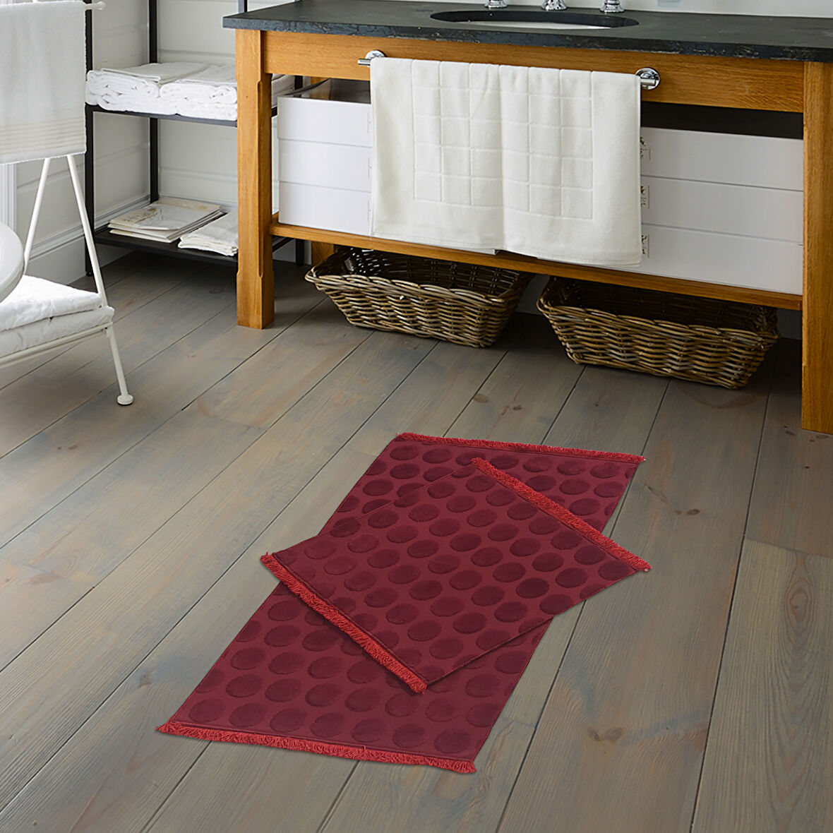 Welsoft Puantiyeli Bambo Klozet Takımı 2 Pcs