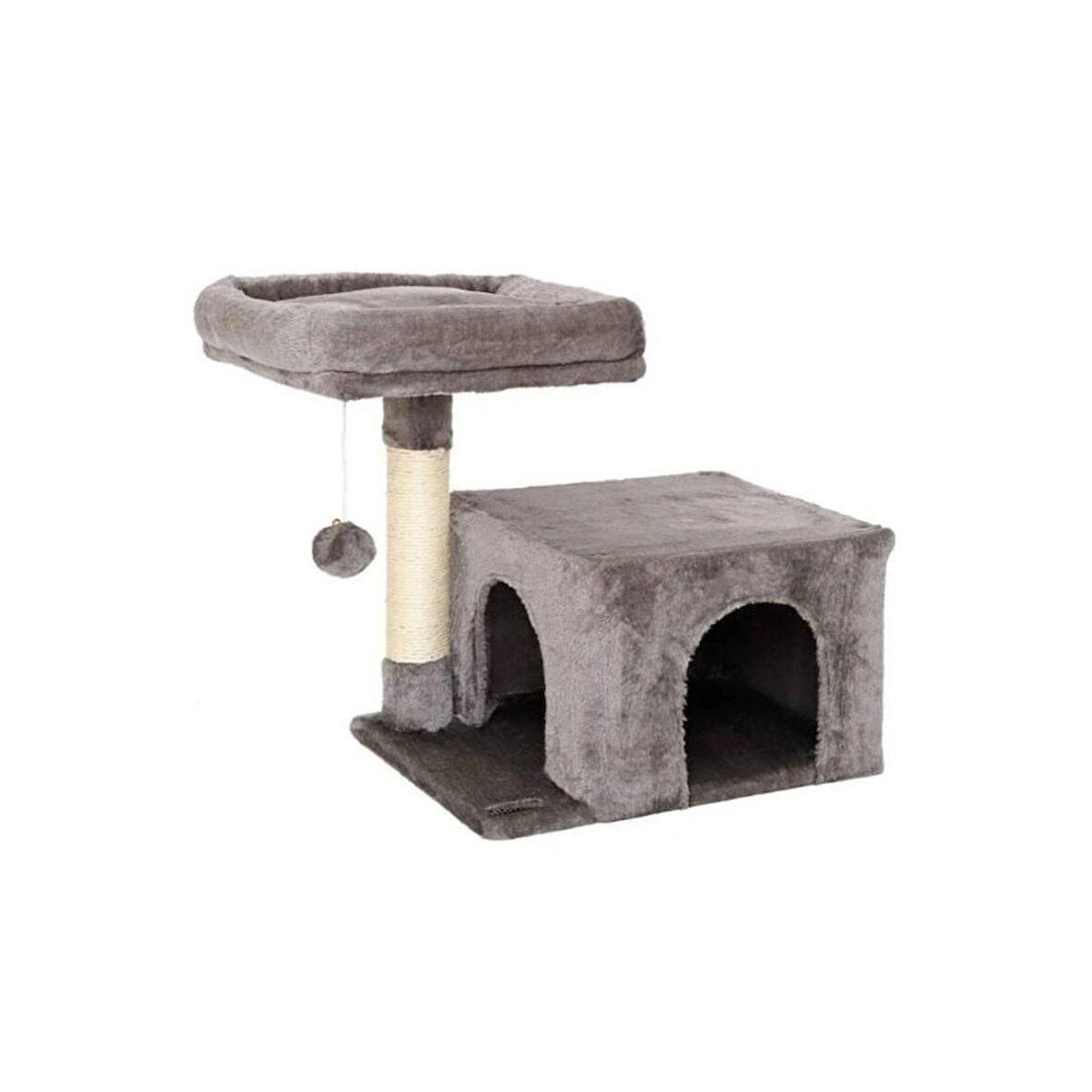 Reyo Pet Komfor Stepli Yuvalı Kedi Tırmalaması Antrasit