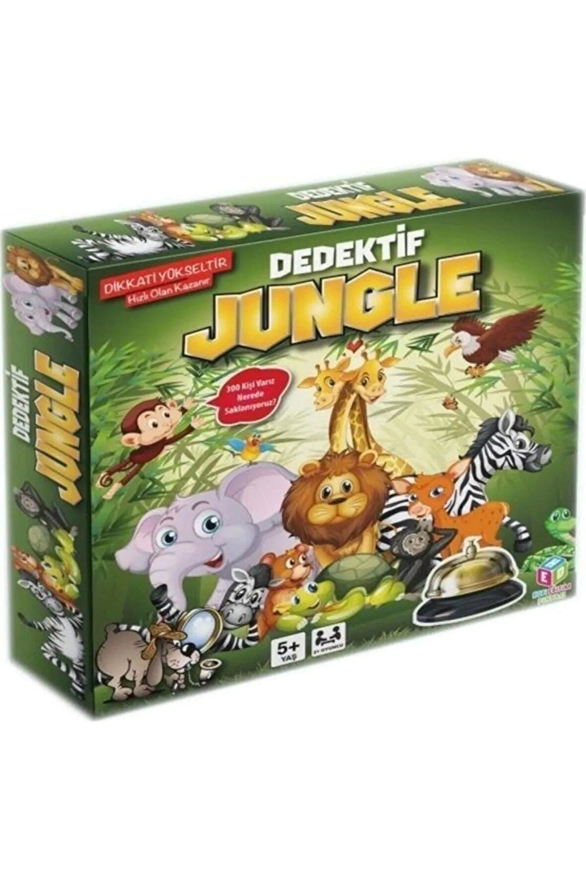 🕵️♂️ Dedektif Jungle | Zeka ve Dikkat Geliştirici İngilizce Eğitim Oyunu