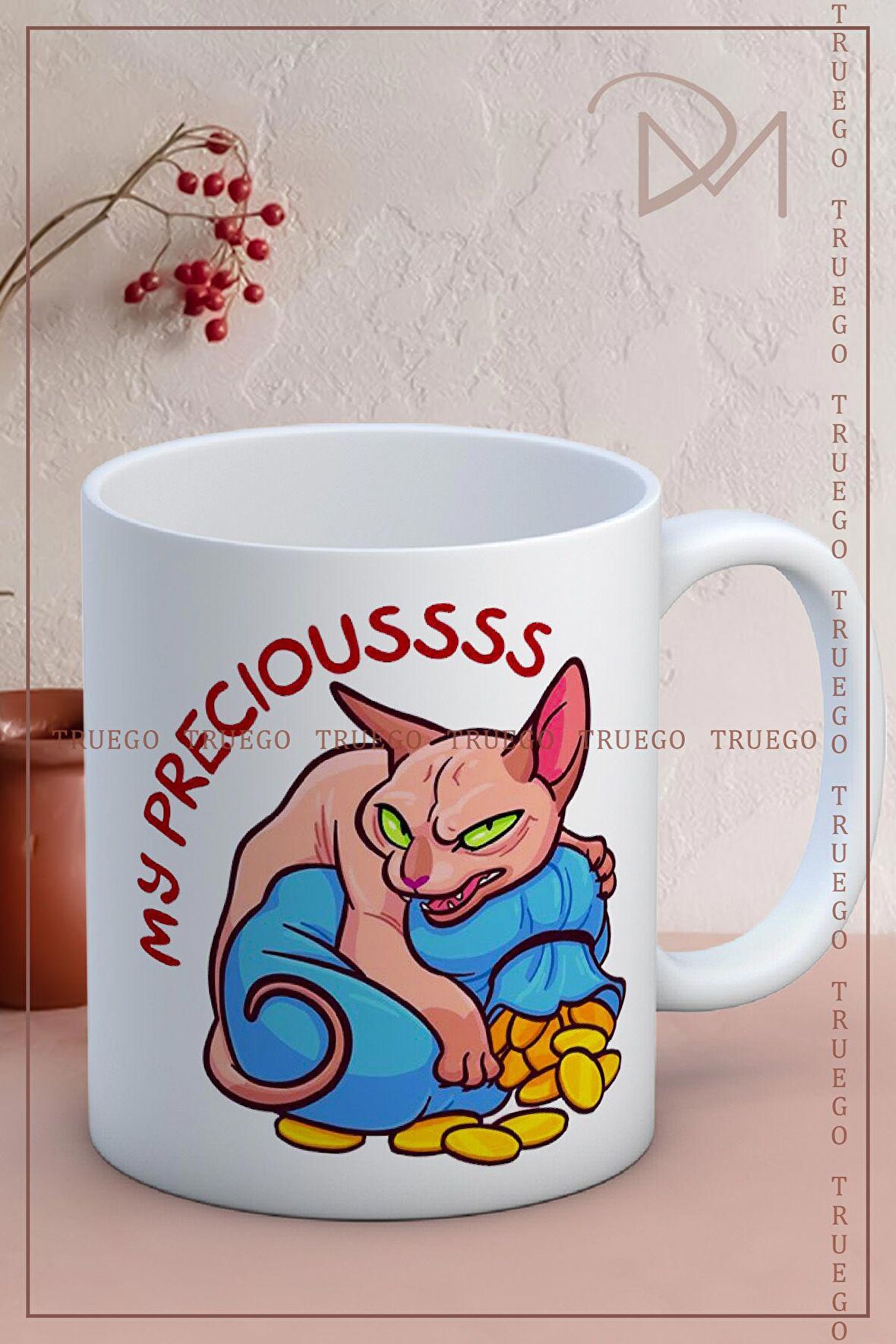Baskılı Kupa Bardak Seramik Mug - My Preciousss..