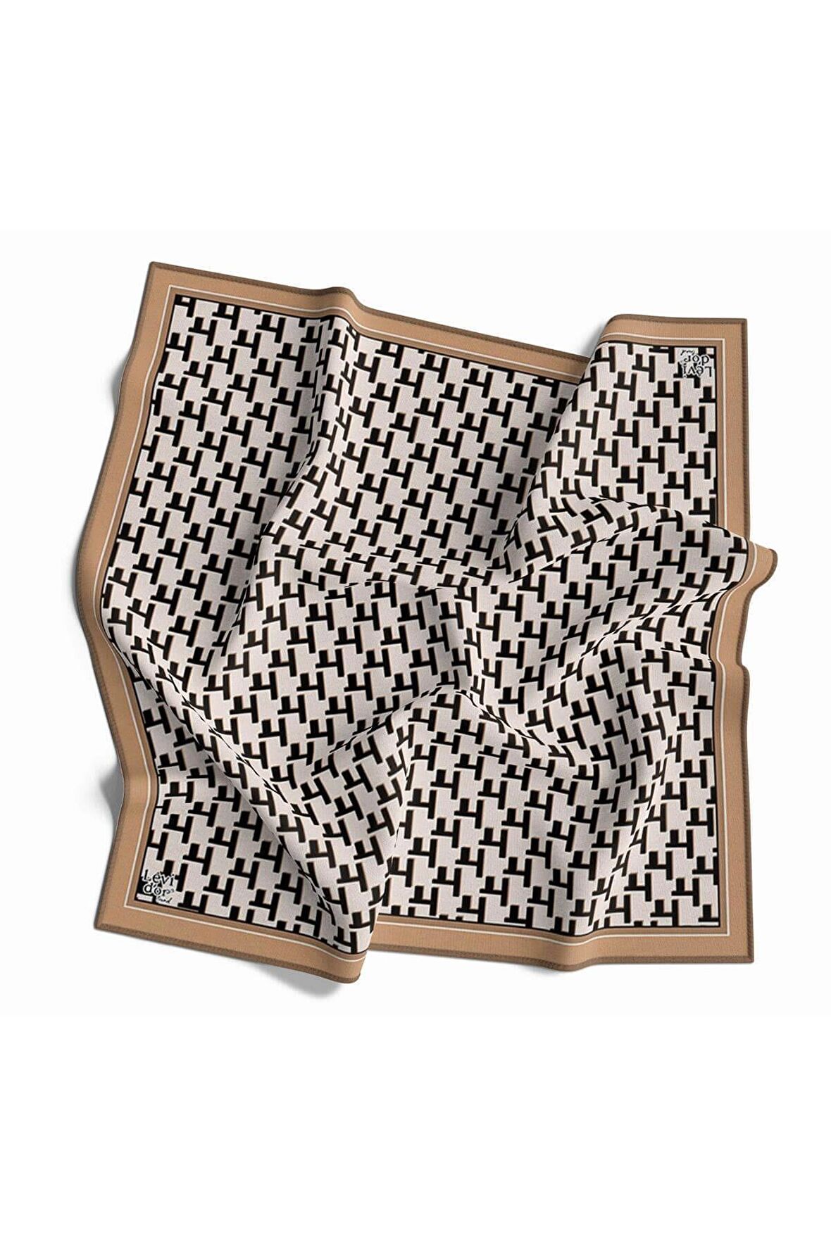 Levidor 14075 Twill Desenli Kadın Eşarp