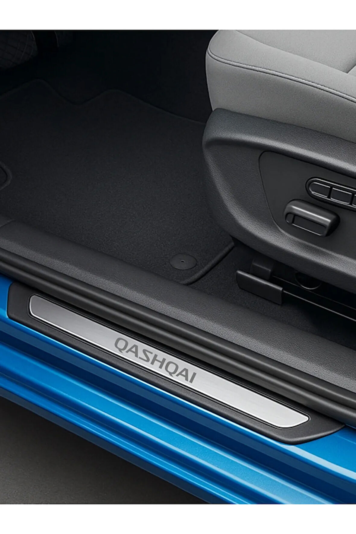 Nissan QUASHQAI Krom Kapı Eşiği 4 Parça Paslanmaz Çelik ABS Çerçeve