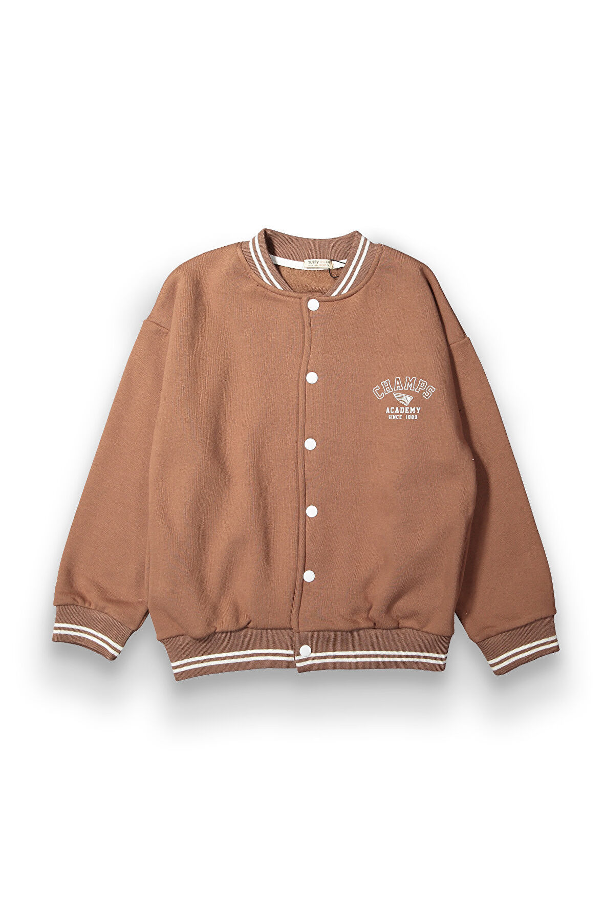 Erkek Çocuk 3 İplik Oversize Kolej Ceket