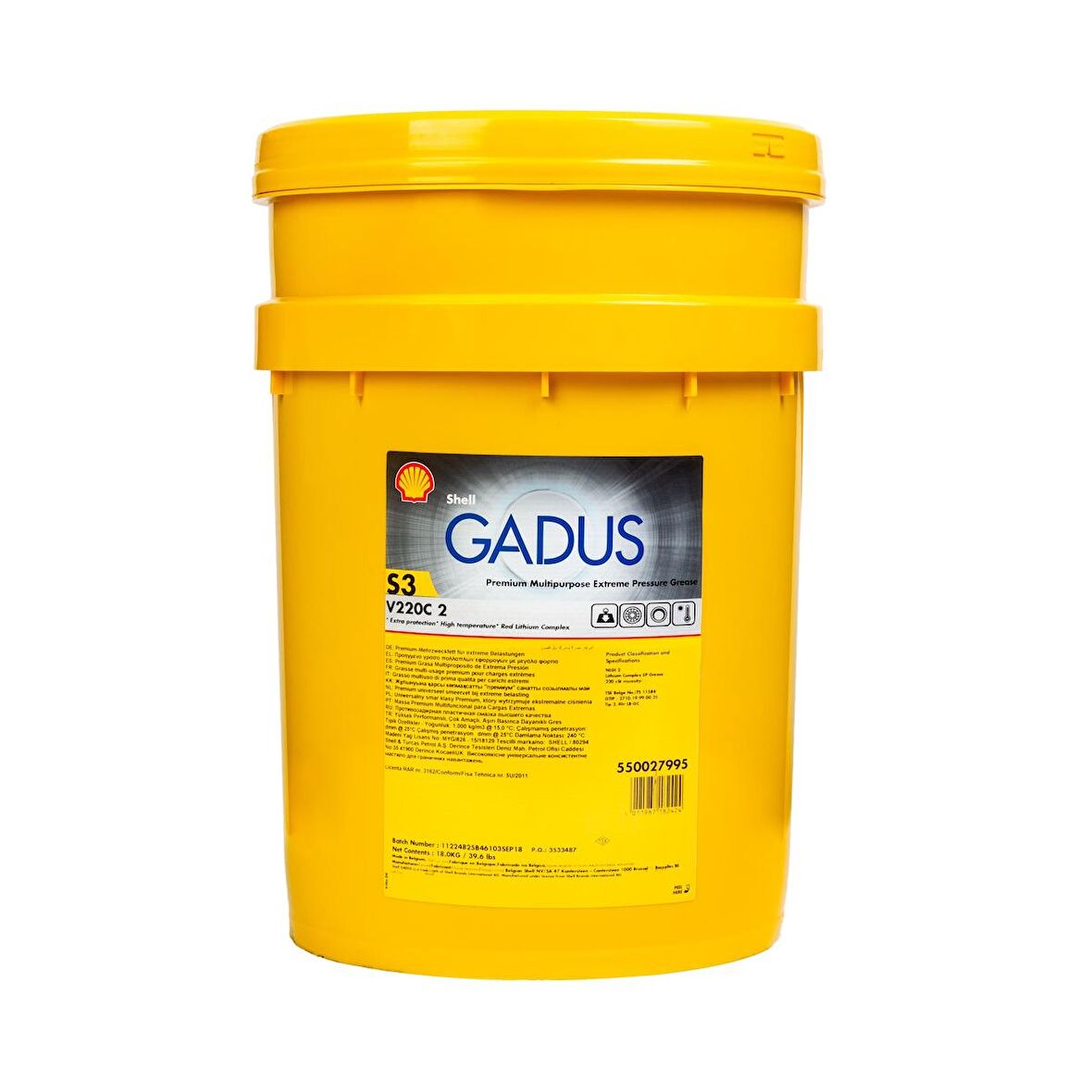 SHELL GADUS S3 V220C 2 18 KG