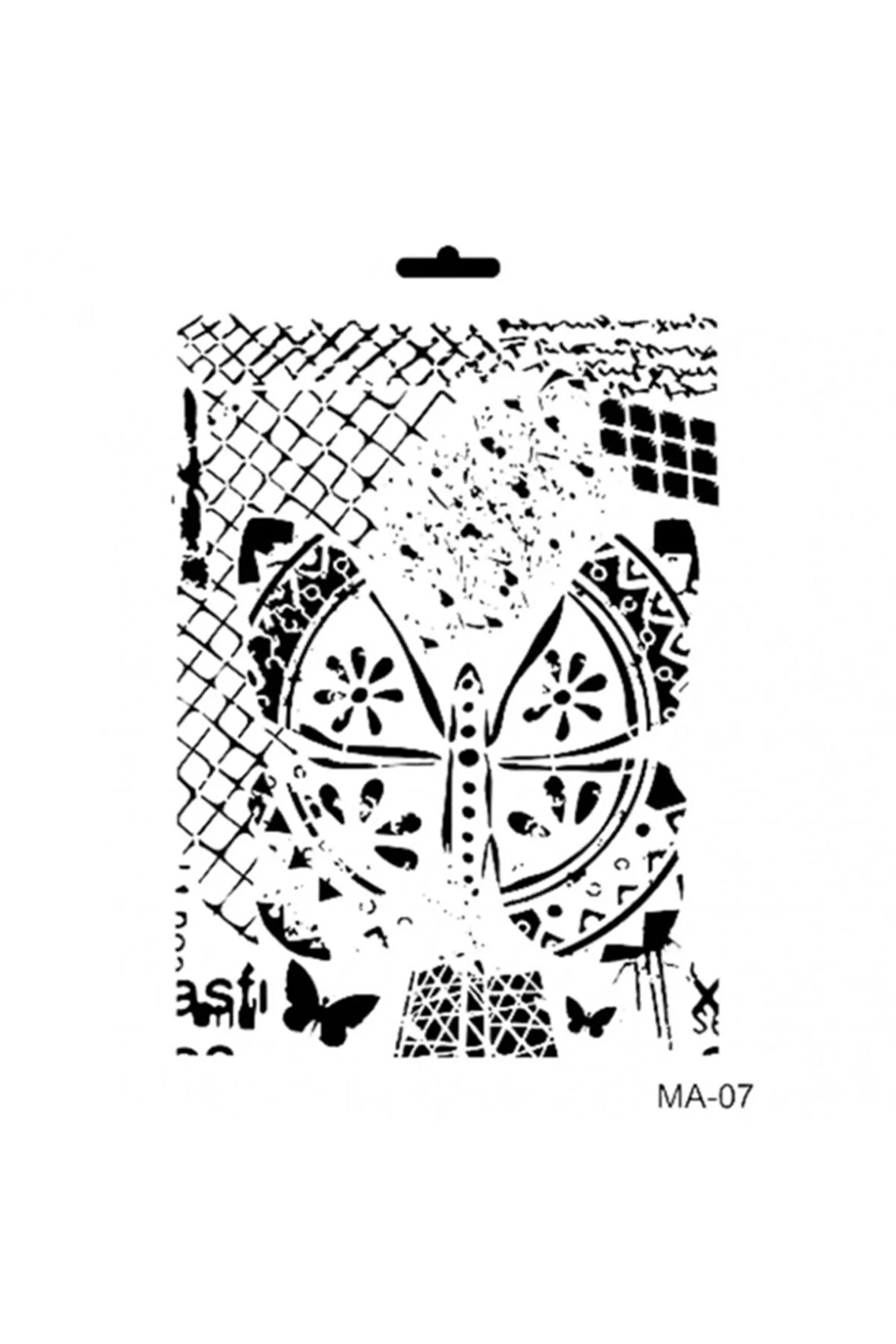 Mıx Media Stencıl Ma Serisi Ma07 21x29