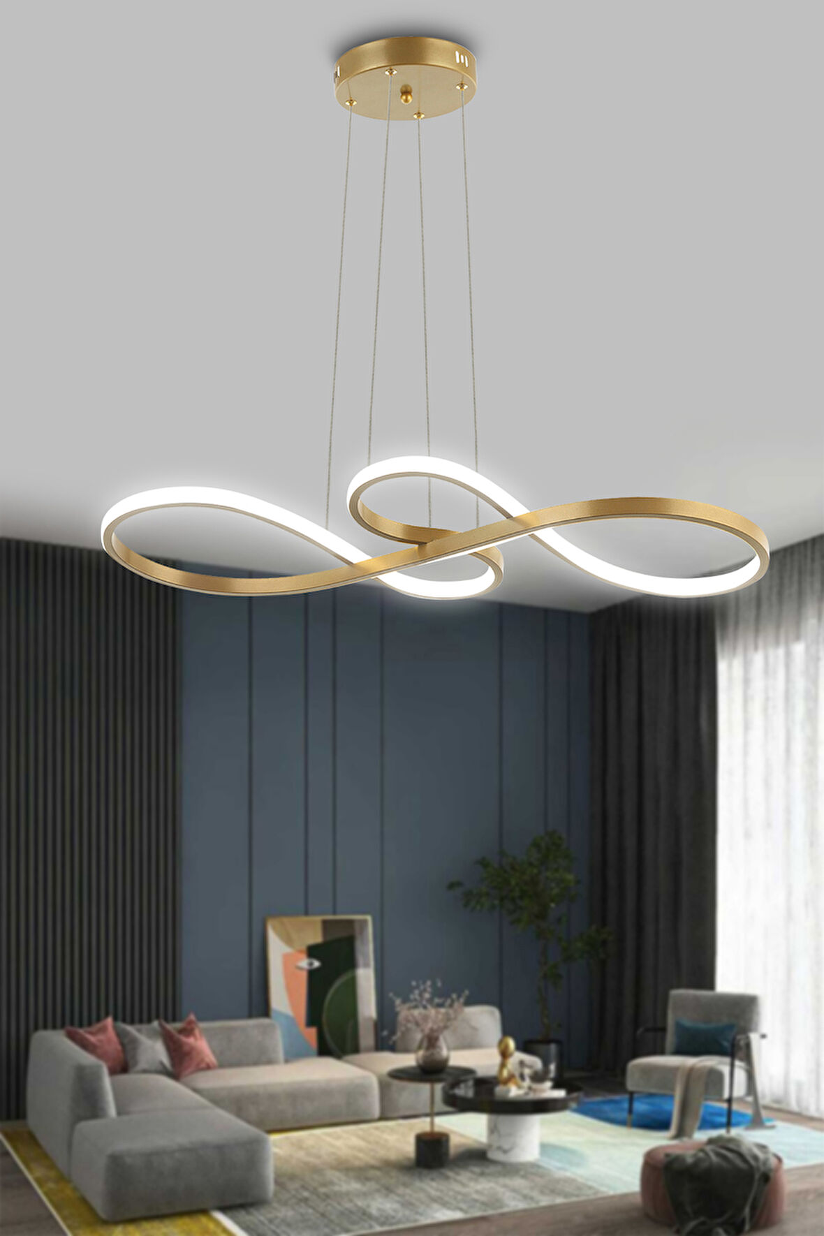 Yol Modern Sarkıt Mutfak, Balkon Led Avize 