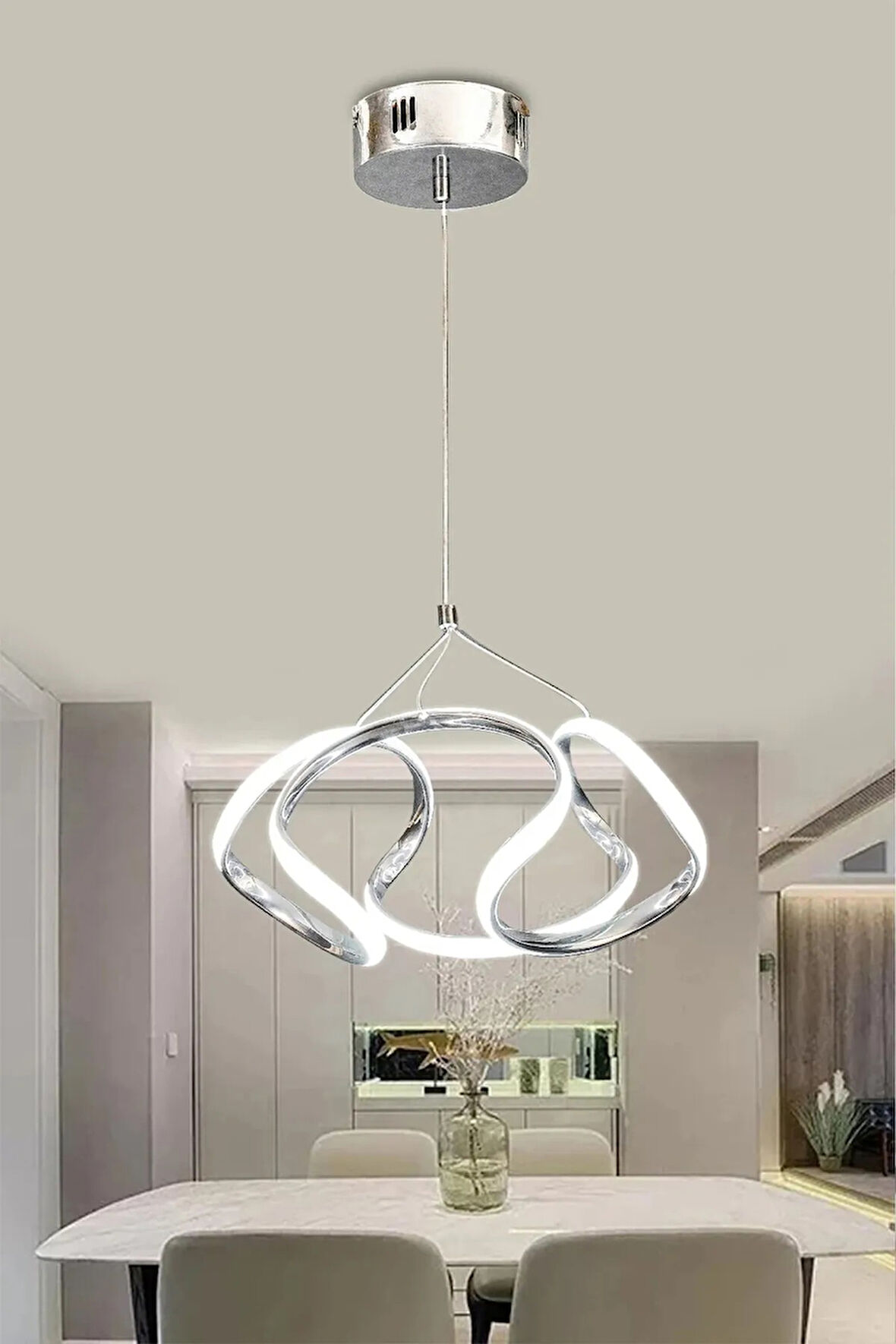 Dron Led Avize 3 mt - Salon & Oturma Odası Avizesi