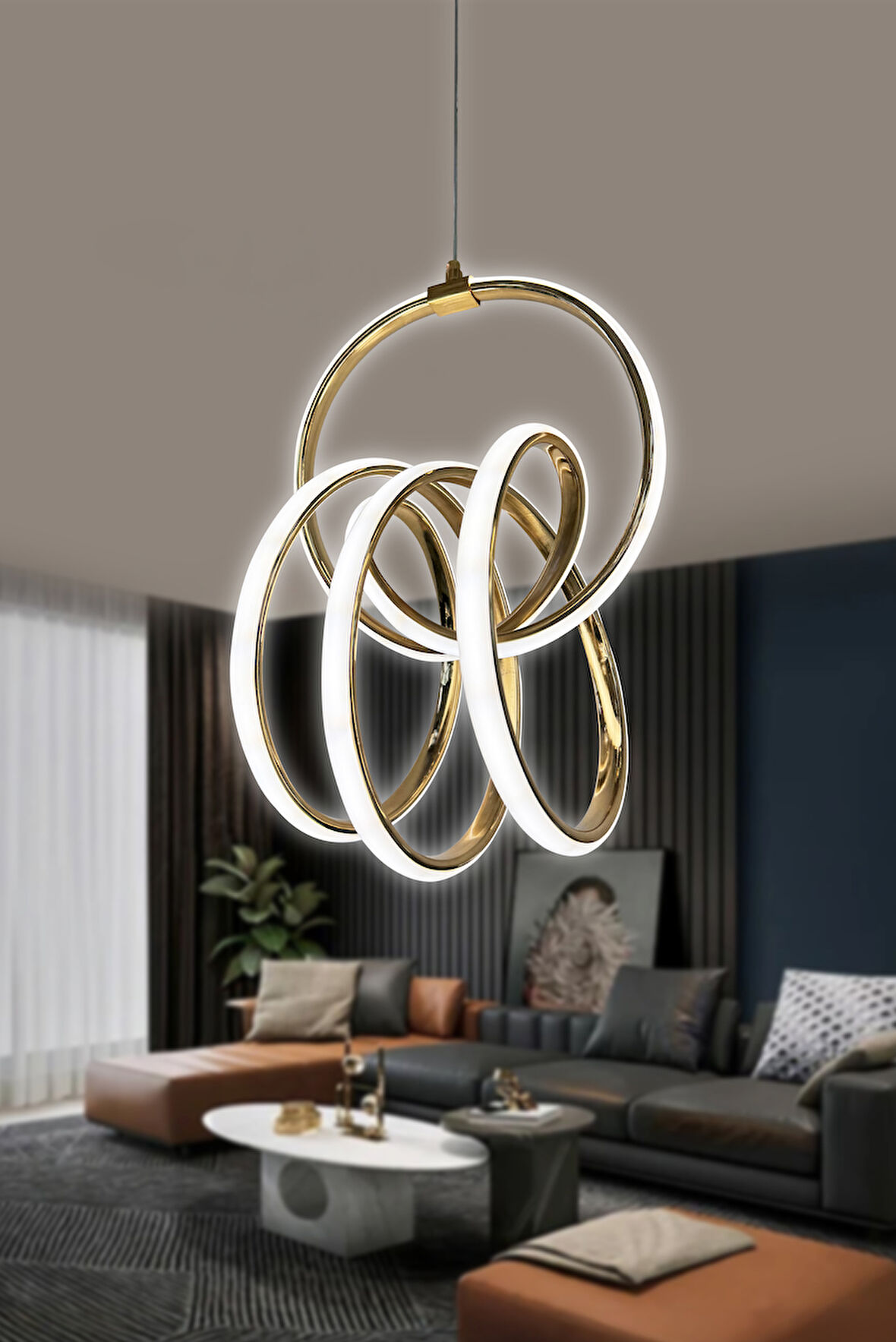 Fokus Modern Sarkıt Led Avize 3 mt