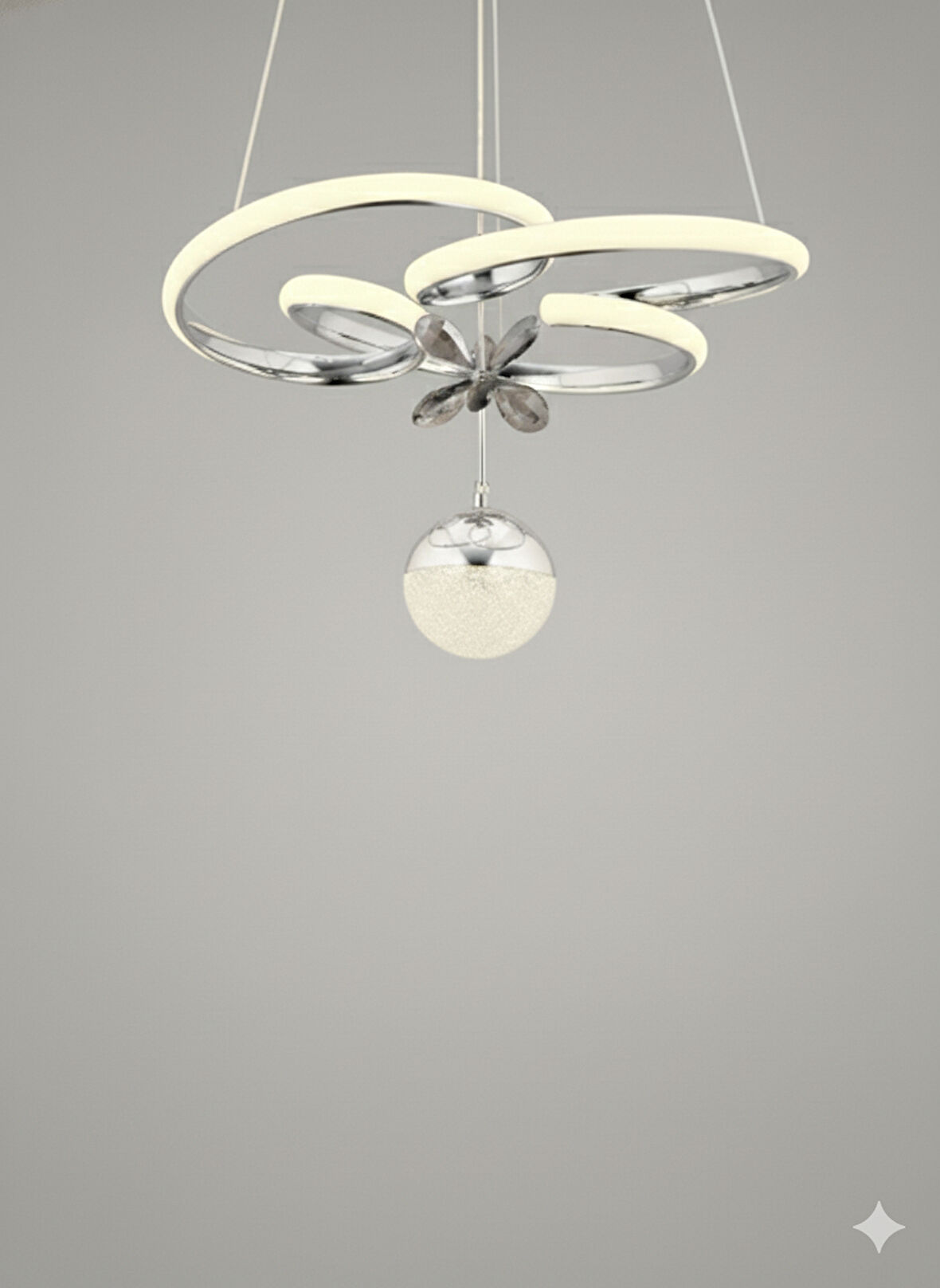 Florya Tek Top Sarkıt 3 Renk Led Avize