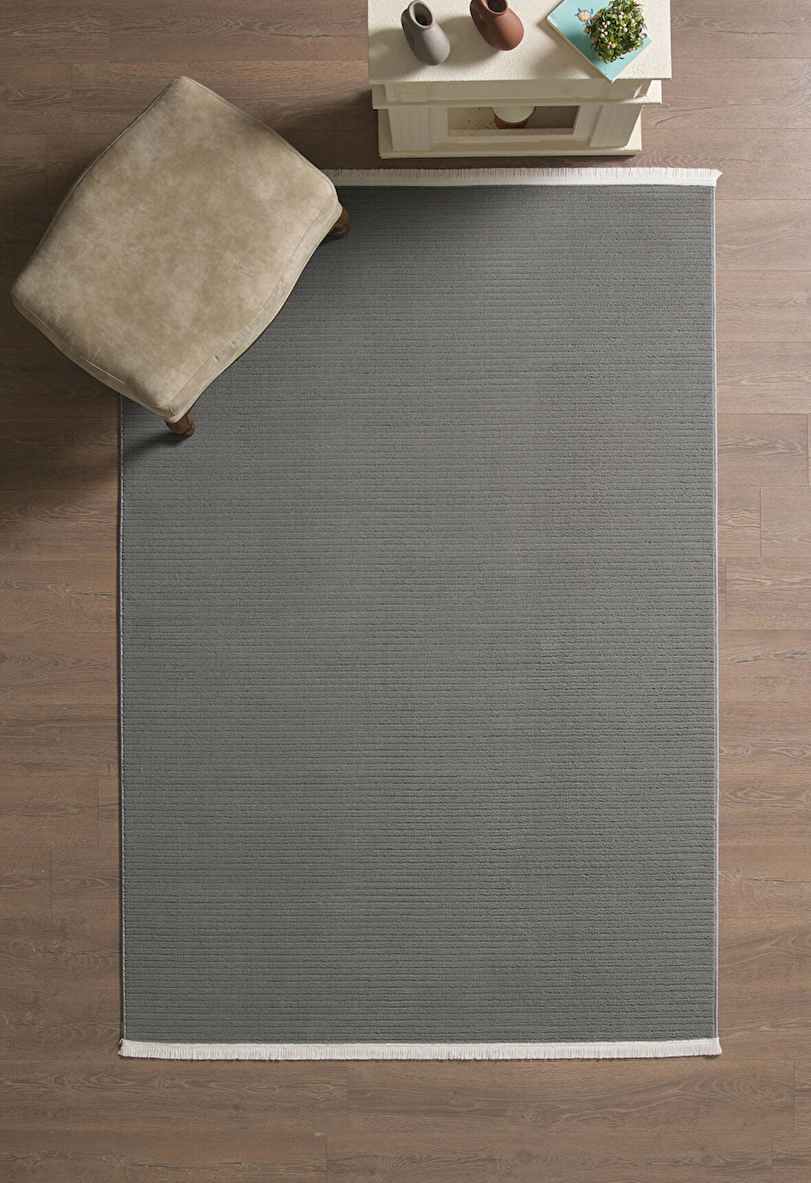 Modern Halı Özel Kesim Halı Kolay Temizlenebilir Halı Salon Halısı Mutfak Halısı Yolluk Gri Halı