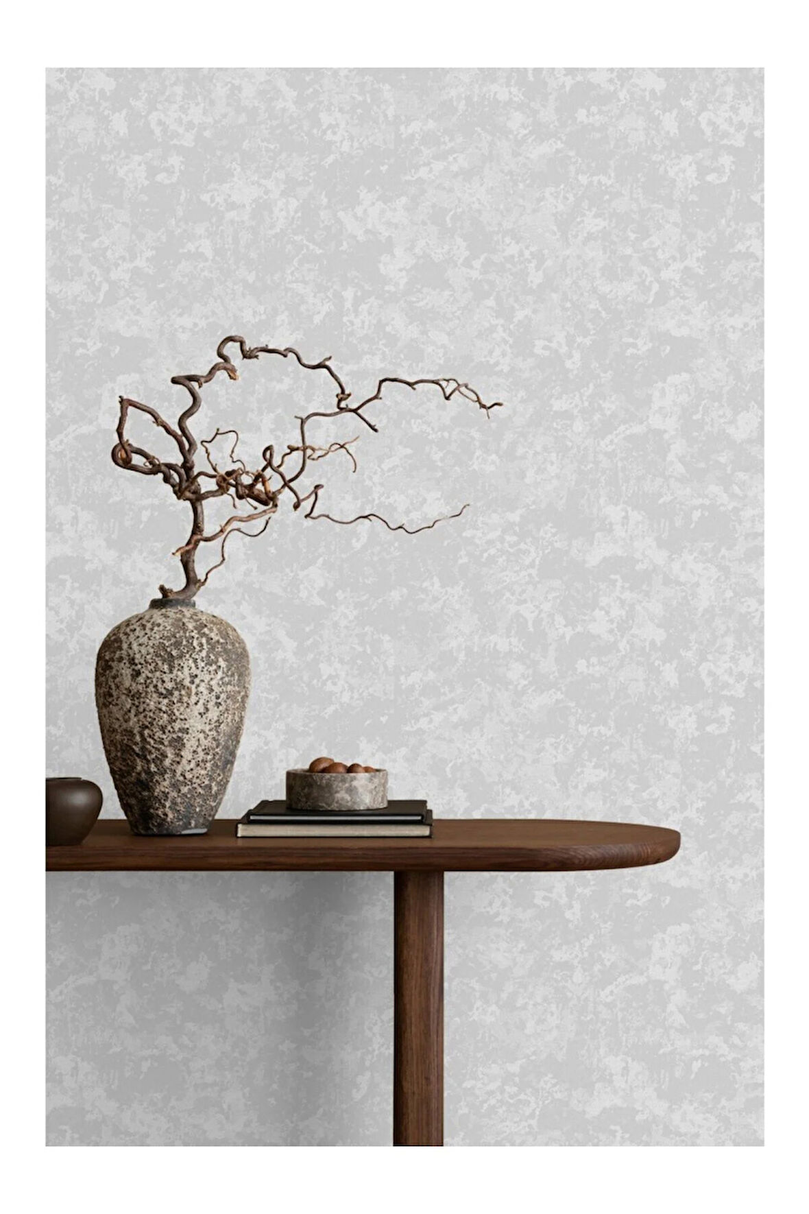 Abstract Strokes Design Duvar Kağıdı, Gümüş, Gri, Icon 24112-1, 16,50 M²