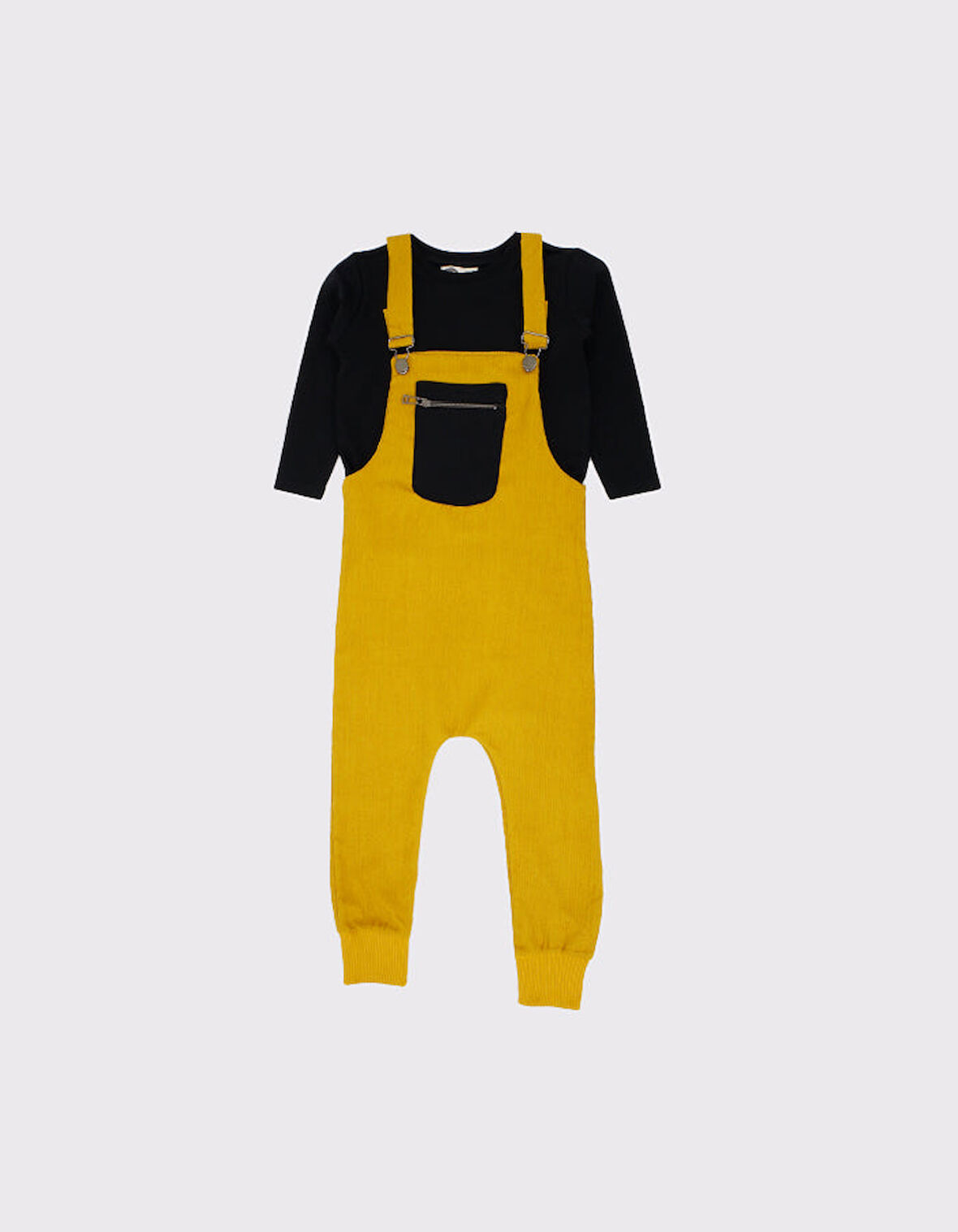 Çocuk Kadife Atlet ve Tişört Takımı