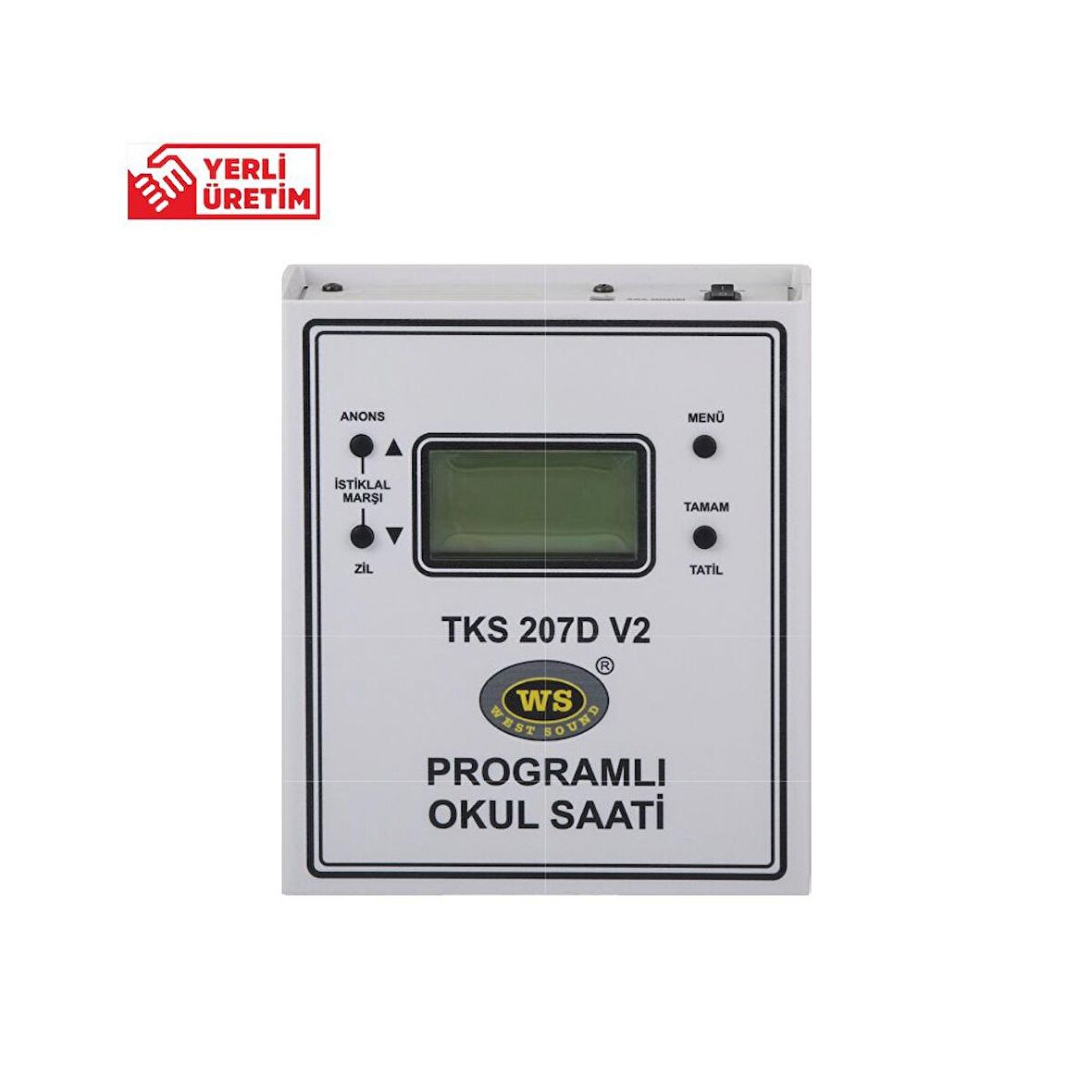 TKS 207 D V2 AKILLI OKUL ZİL SAATİ