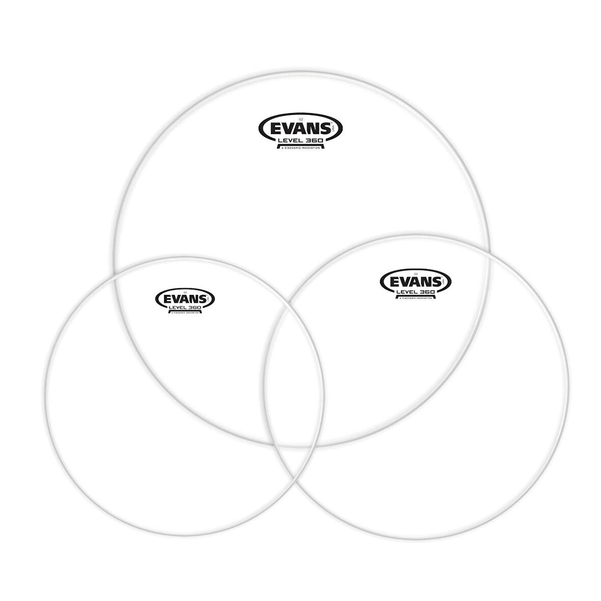 DERİ SETİ 12+13+16 G2 TOM CLEAR STANDART KİT ÇİFT 