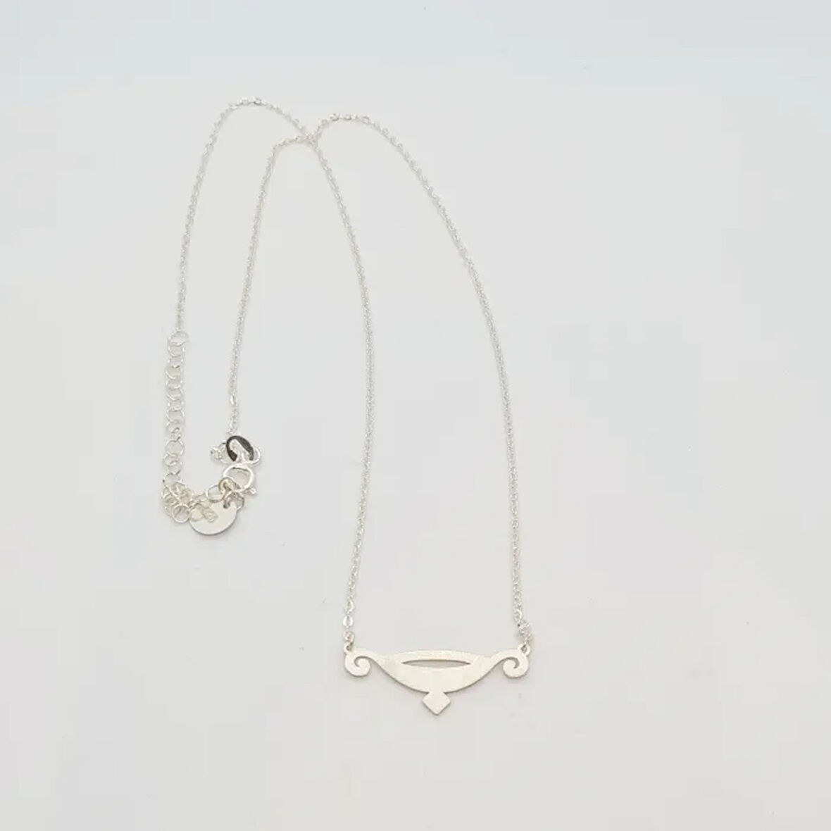 Uretti - BURCU 7427 Kova Burcu Gümüş Kolye -Gümüş