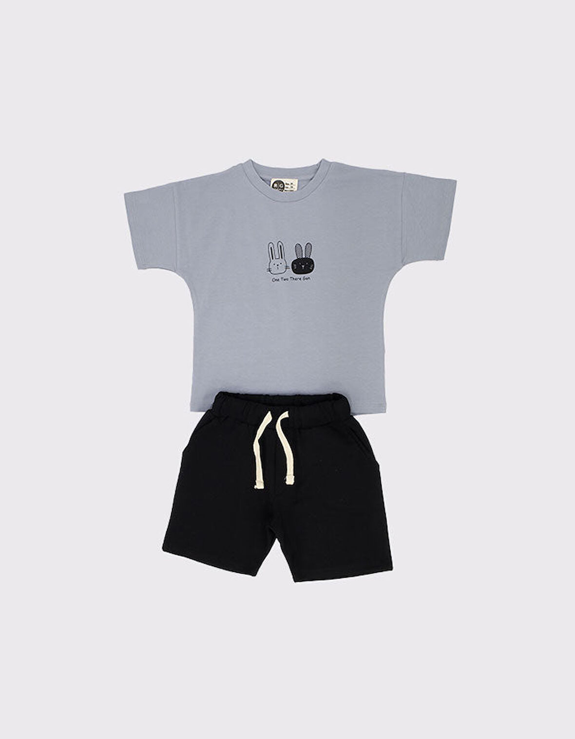 Çocuk Pamuk Baskılı Tişört Seti