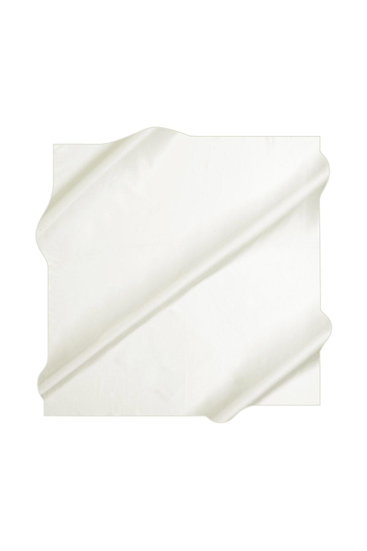 Aker Eşarp Beyaz Kadın Düz İpek Eşarp