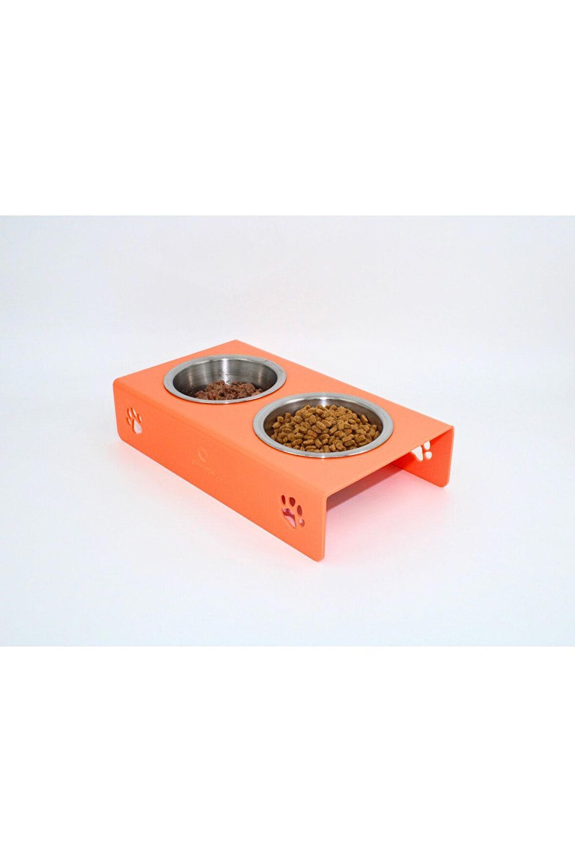 Petmagic Akrilik, Pleksi Kedi, Köpek Çelik Ikili Mama Ve Su Kabı