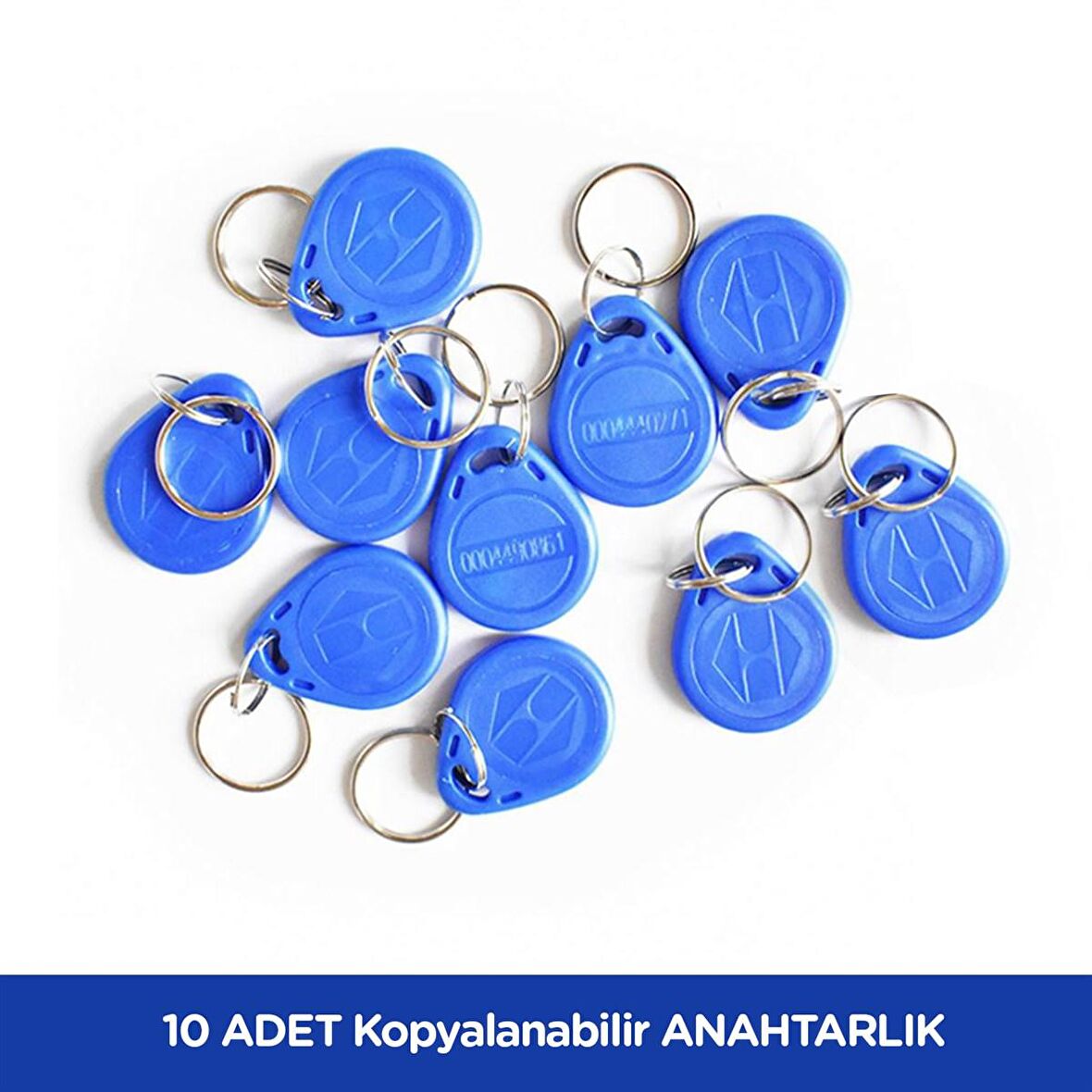 10 Adet SARKEY SR-602 TEMİC T5557 Yazılabilir - Kodlanabilir Anahtarlık - Rfıd Tag - Göstergeç 