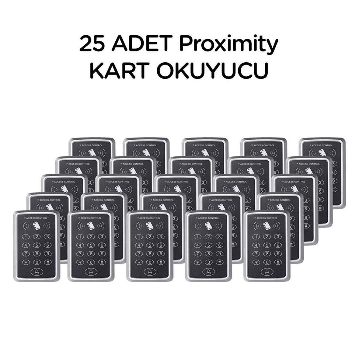 25 Adet SARKEY SR-204 Stand-Alone Proxmty Kart Okuyucu (125 Khz)