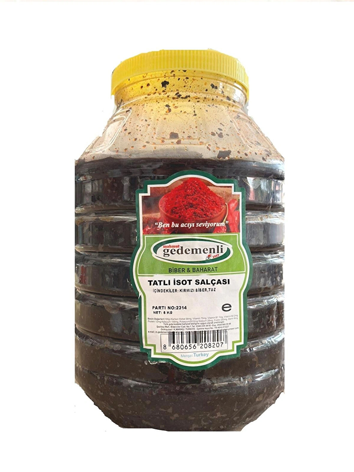 TATLI İSOT SALÇASI 5 KG
