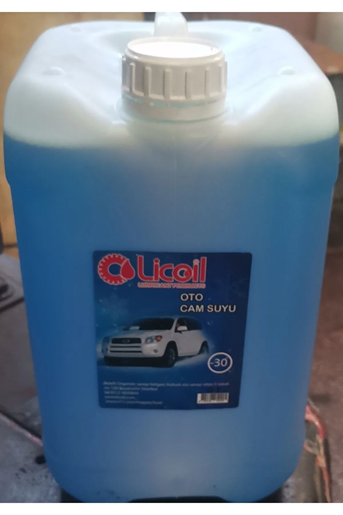 Licoil Antifrizli Oto Cam Suyu -30c Derece 5 Litre bidon