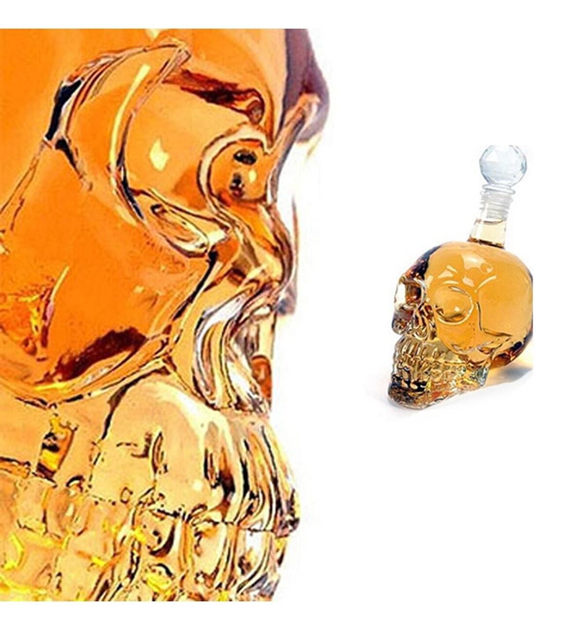 Crystal Head Kuru Kafa Cam Şişe