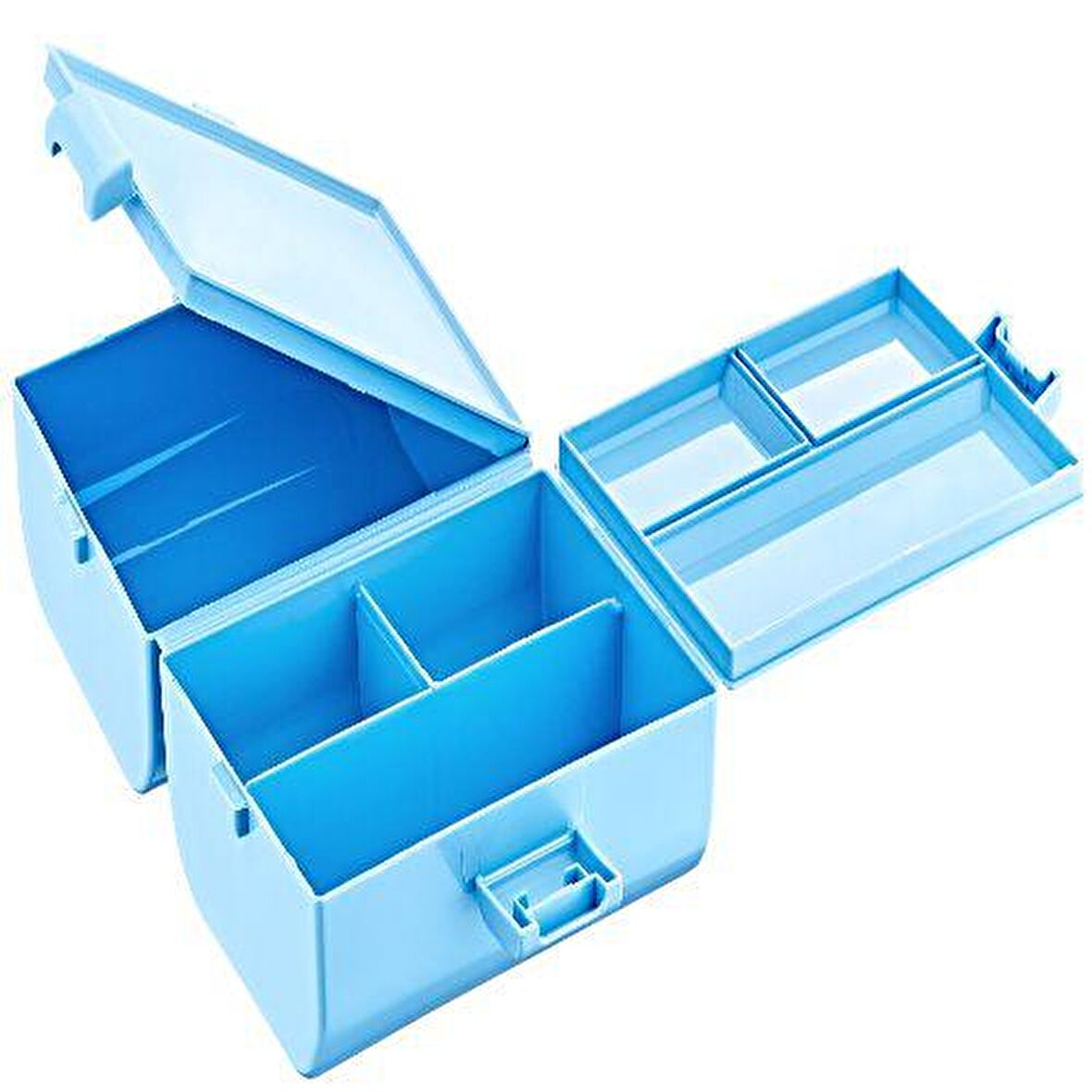 Çift Kapaklı Bölmeli Beslenme Kabı